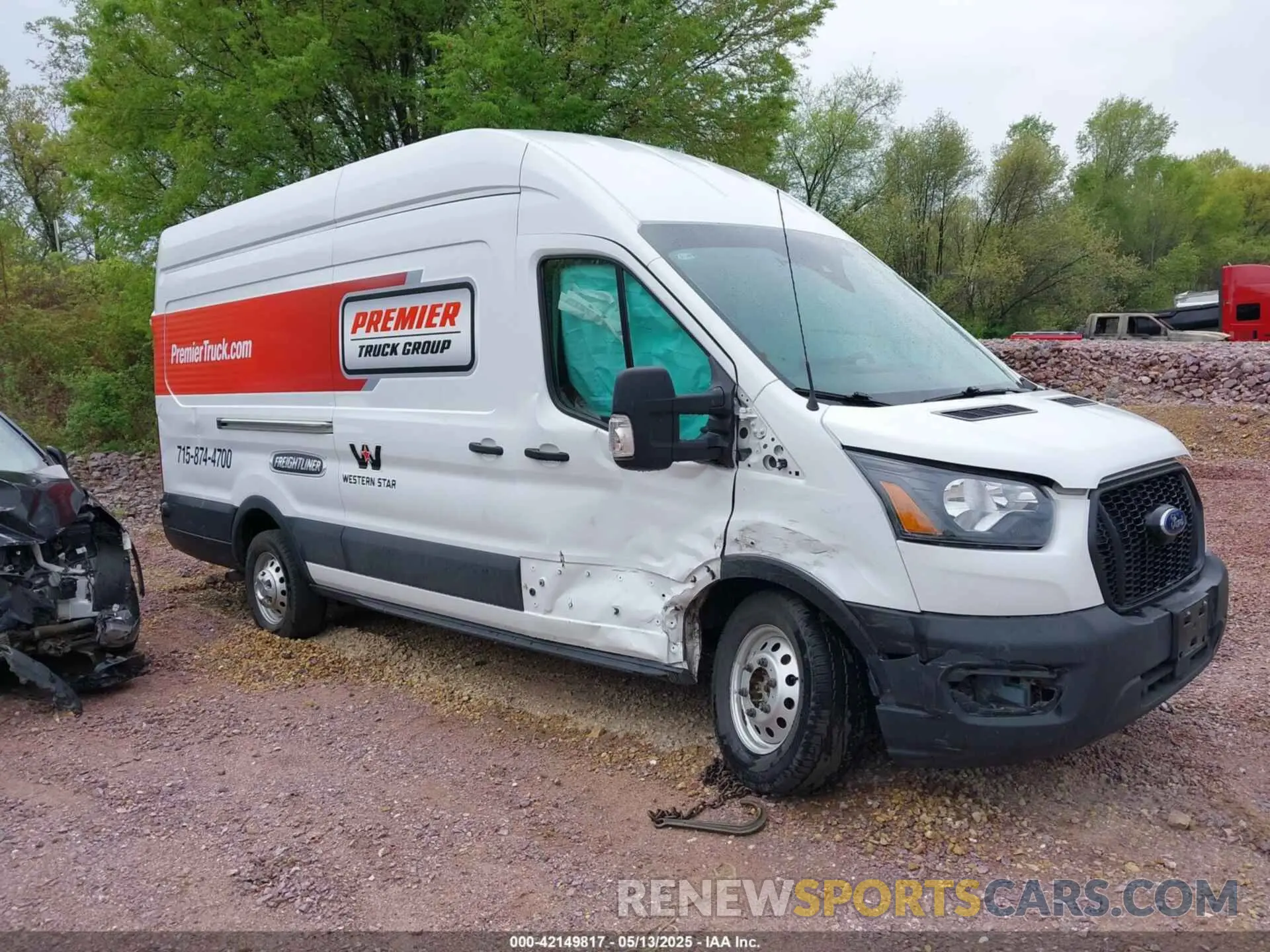 1 Photograph of a damaged car 1FTBW3U8XPKA97232 FORD TRANSIT-350 CARGO VAN 2023