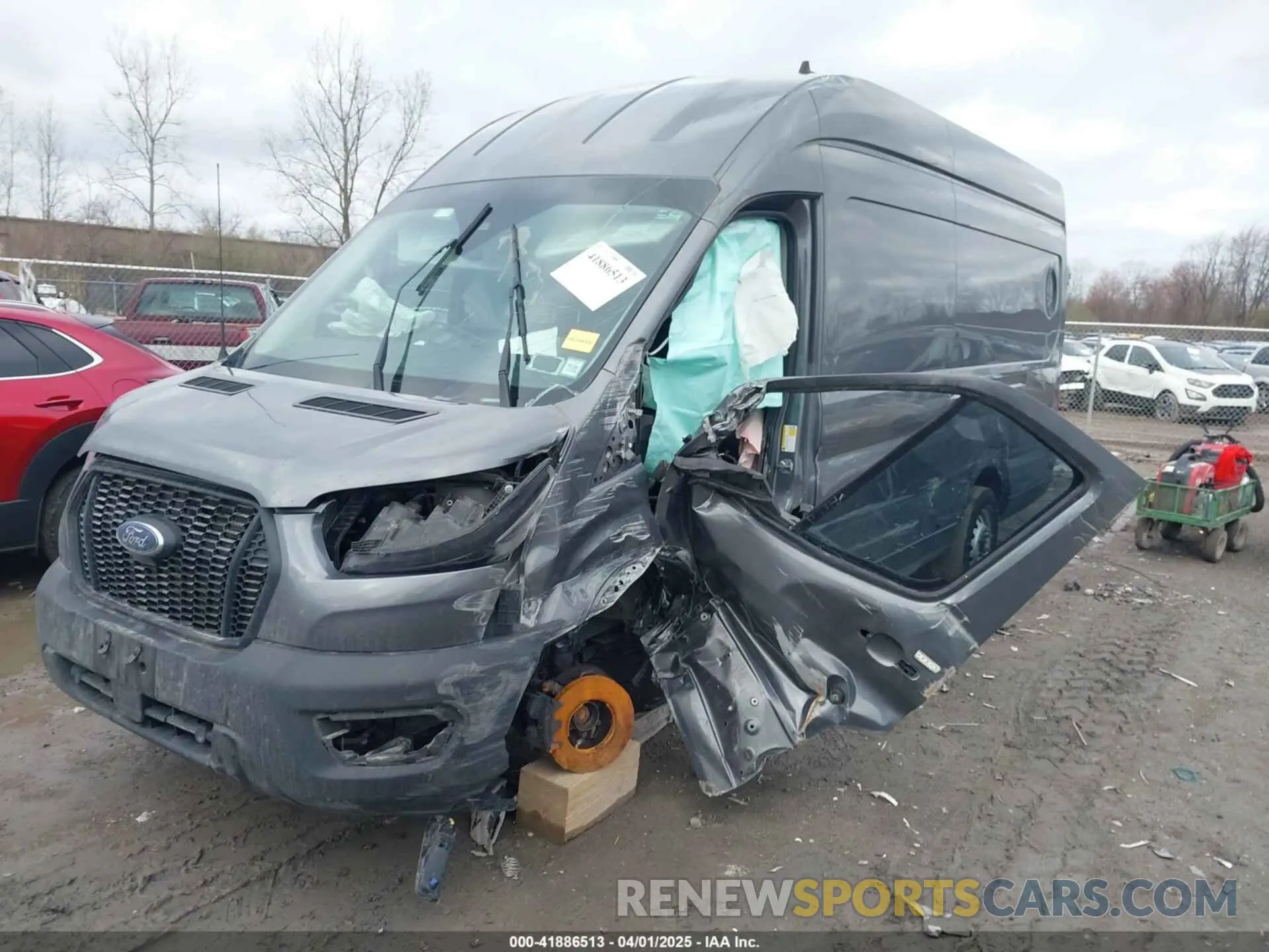 2 Photograph of a damaged car 1FTBW3X86PKC01923 FORD TRANSIT-350 CARGO VAN 2023