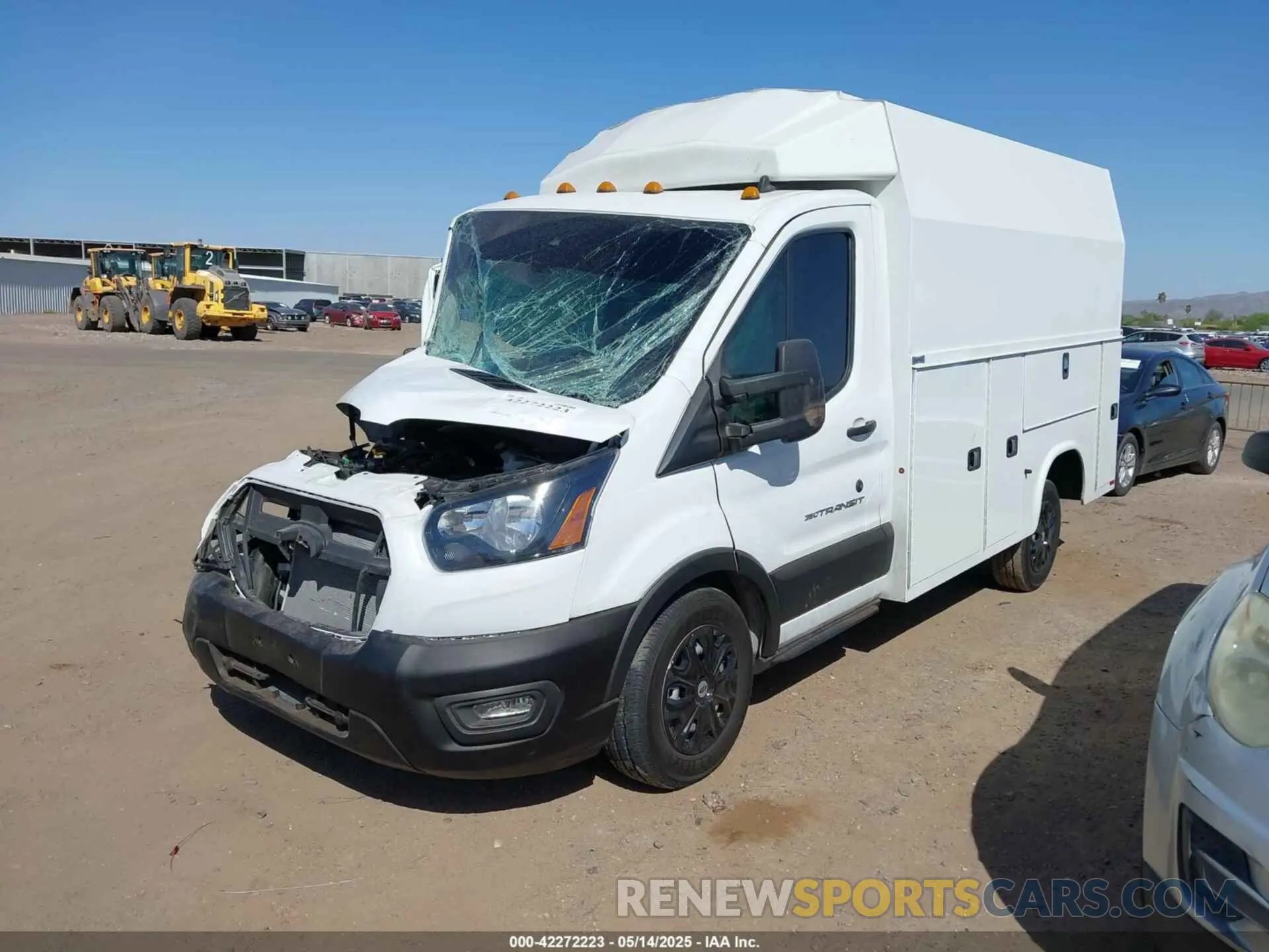 2 Photograph of a damaged car 1FDBW5P8XMKA21279 FORD TRANSIT-350 CUTAWAY 2021