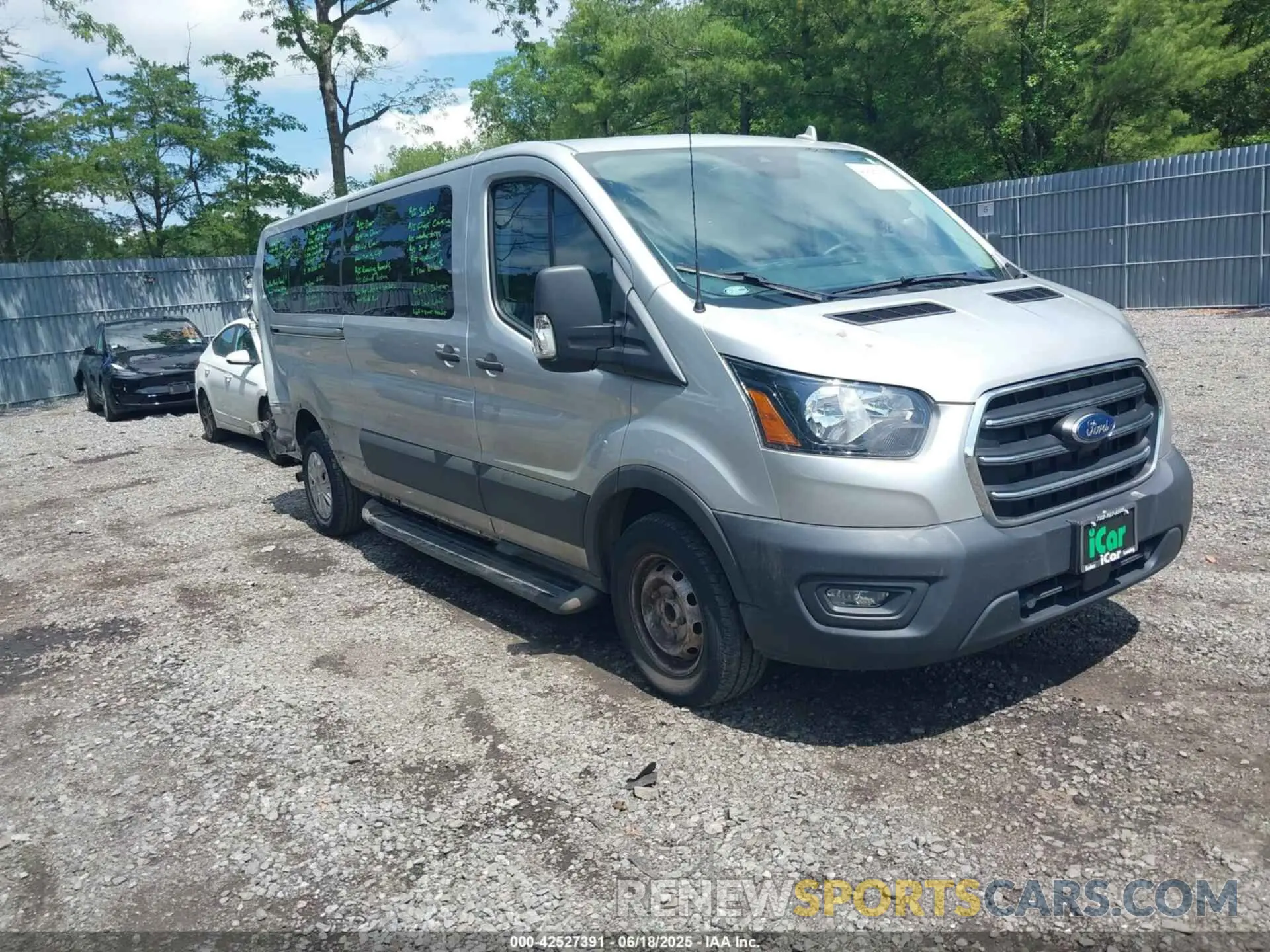 1 Photograph of a damaged car 1FBAX2Y85LKA33448 FORD TRANSIT-350 PASSENGER VAN 2020