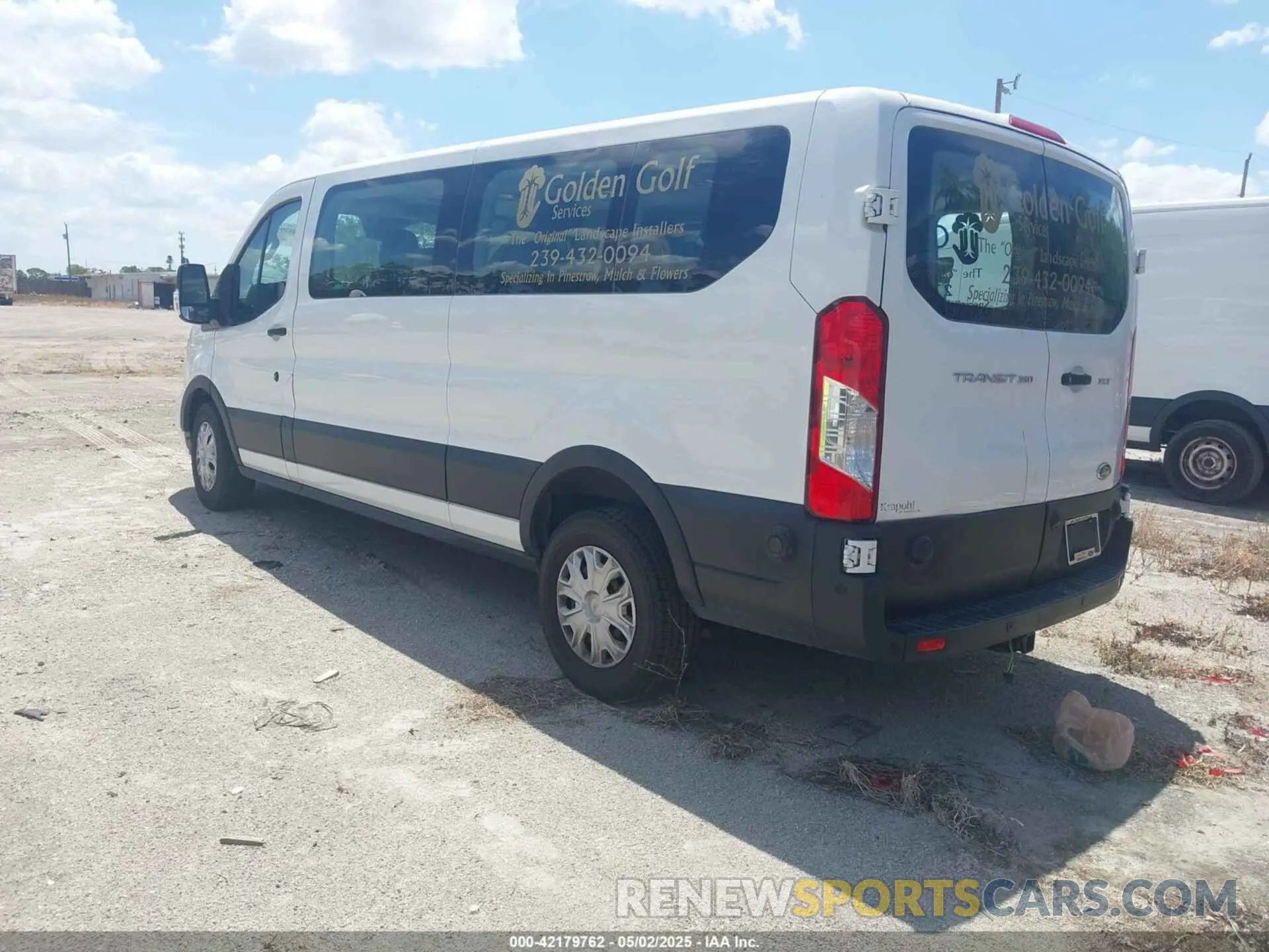 3 Photograph of a damaged car 1FBAX2Y86LKA22944 FORD TRANSIT-350 PASSENGER VAN 2020