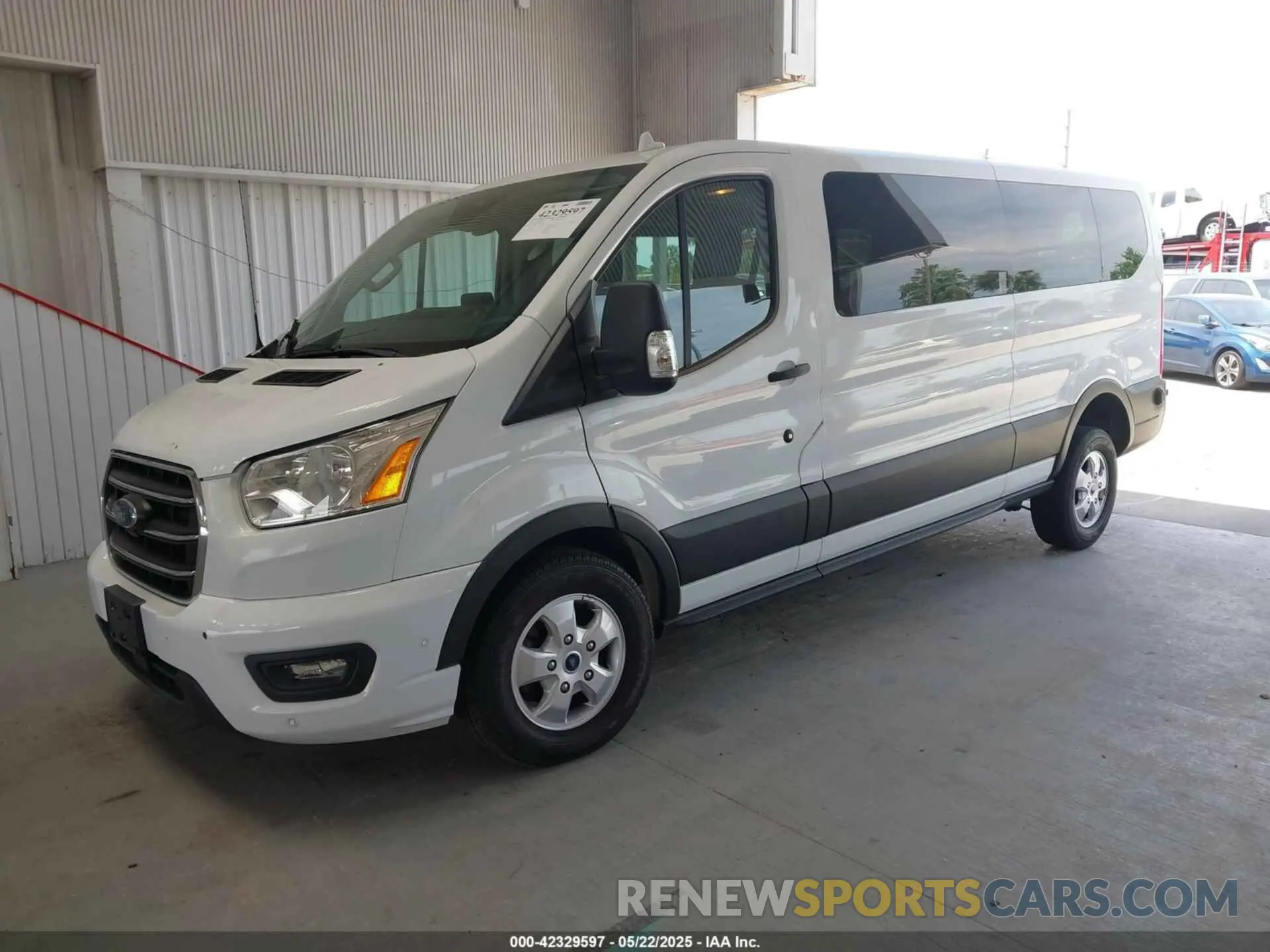 2 Photograph of a damaged car 1FBAX2Y88LKA32505 FORD TRANSIT-350 PASSENGER VAN 2020