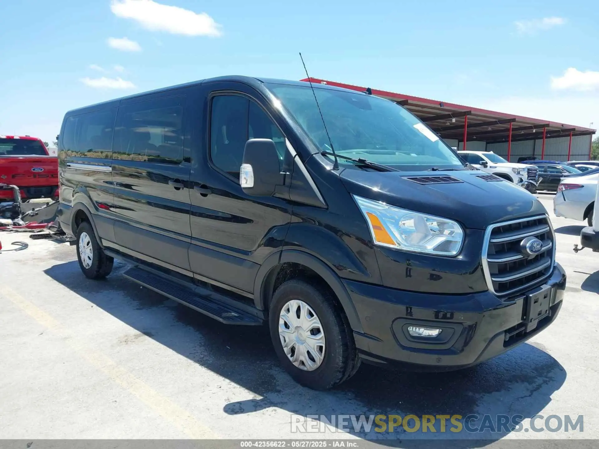 1 Photograph of a damaged car 1FBAX2YG0LKA55428 FORD TRANSIT-350 PASSENGER VAN 2020