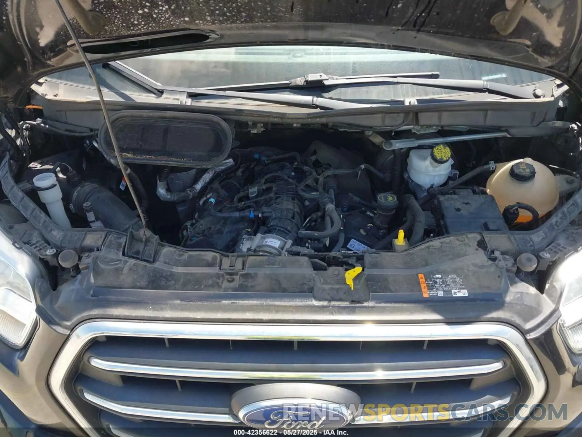 10 Photograph of a damaged car 1FBAX2YG0LKA55428 FORD TRANSIT-350 PASSENGER VAN 2020
