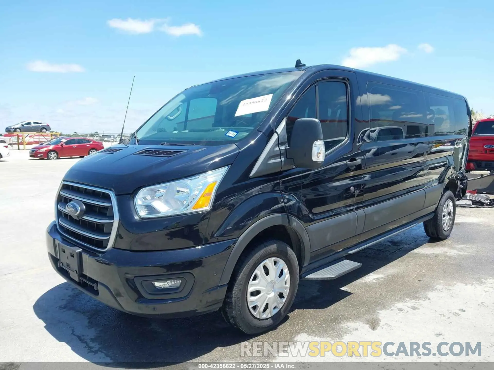 2 Photograph of a damaged car 1FBAX2YG0LKA55428 FORD TRANSIT-350 PASSENGER VAN 2020