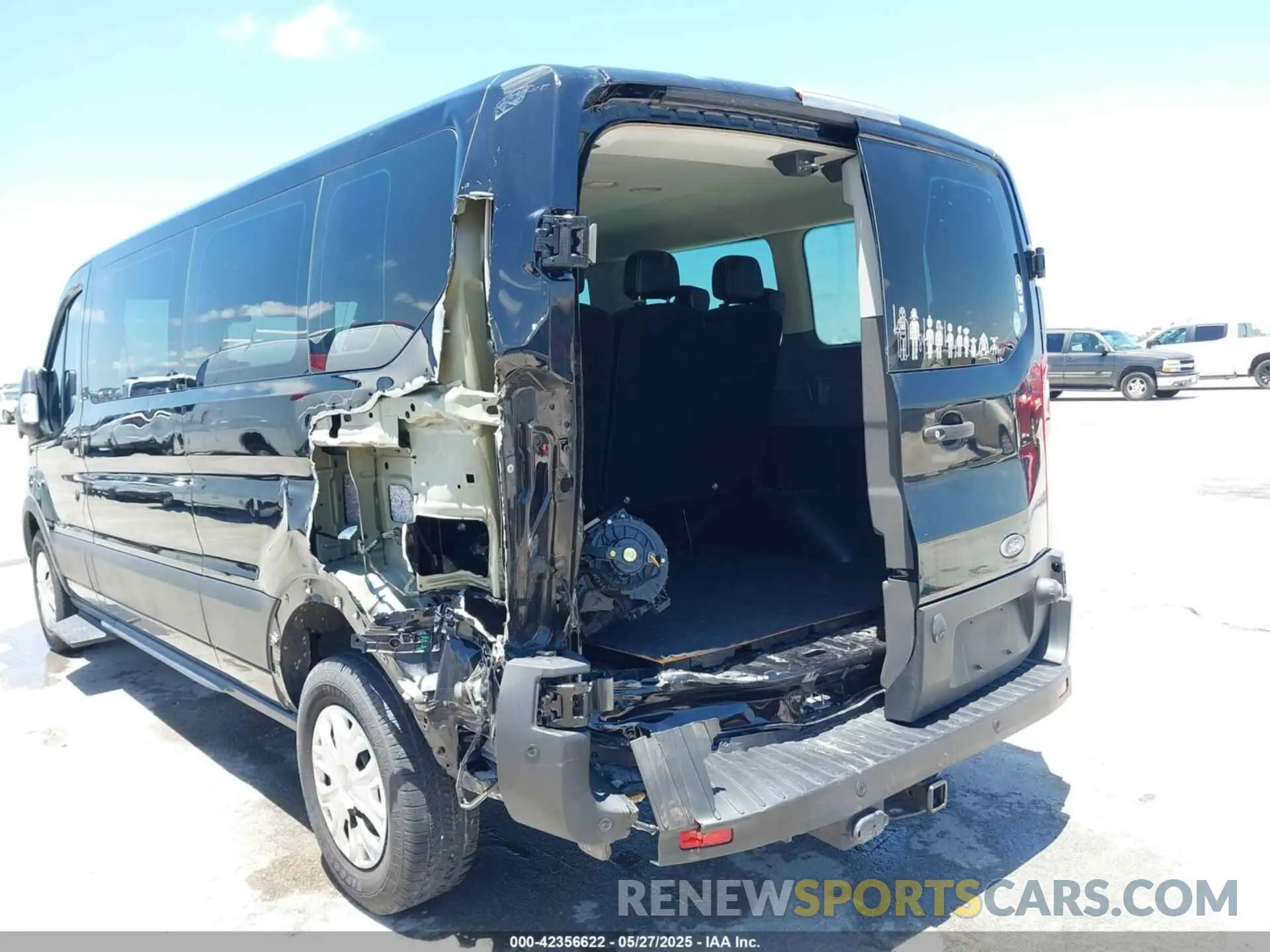 6 Photograph of a damaged car 1FBAX2YG0LKA55428 FORD TRANSIT-350 PASSENGER VAN 2020