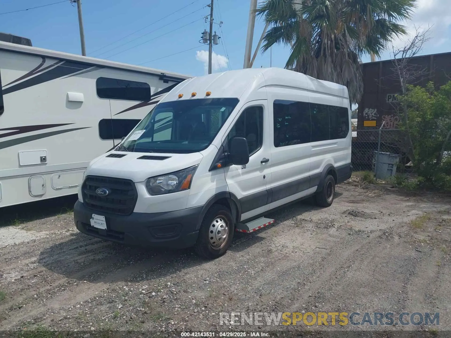 2 Photograph of a damaged car 1FDVU4X8XLKB61876 FORD TRANSIT-350 PASSENGER VAN 2020