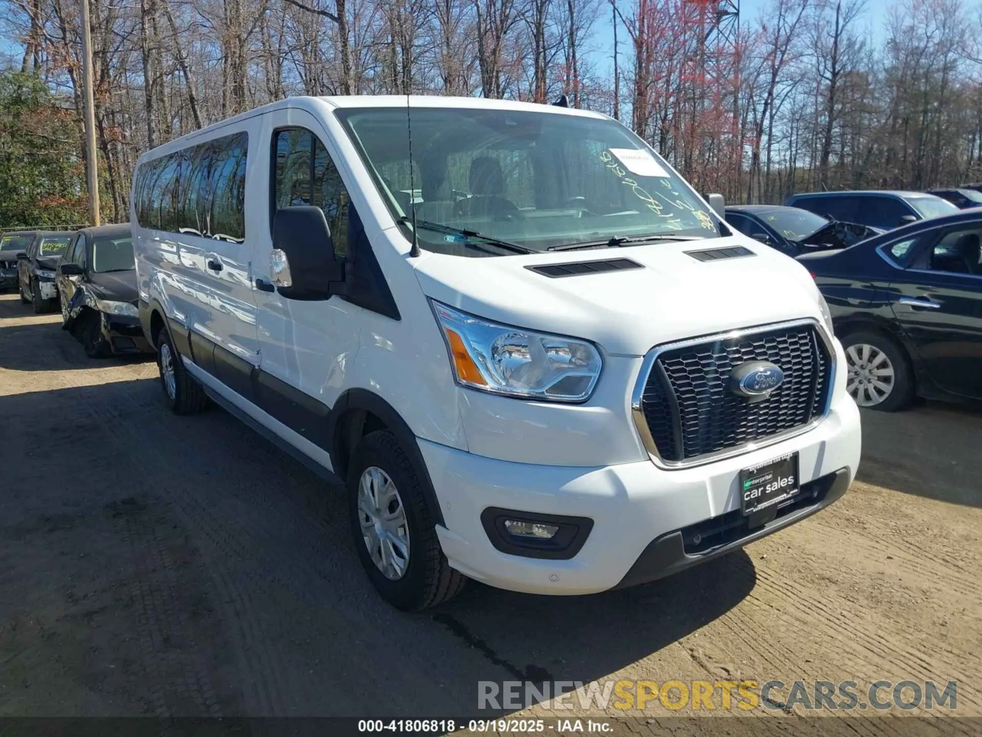 1 Photograph of a damaged car 1FBAX2Y83MKA49312 FORD TRANSIT-350 PASSENGER VAN 2021