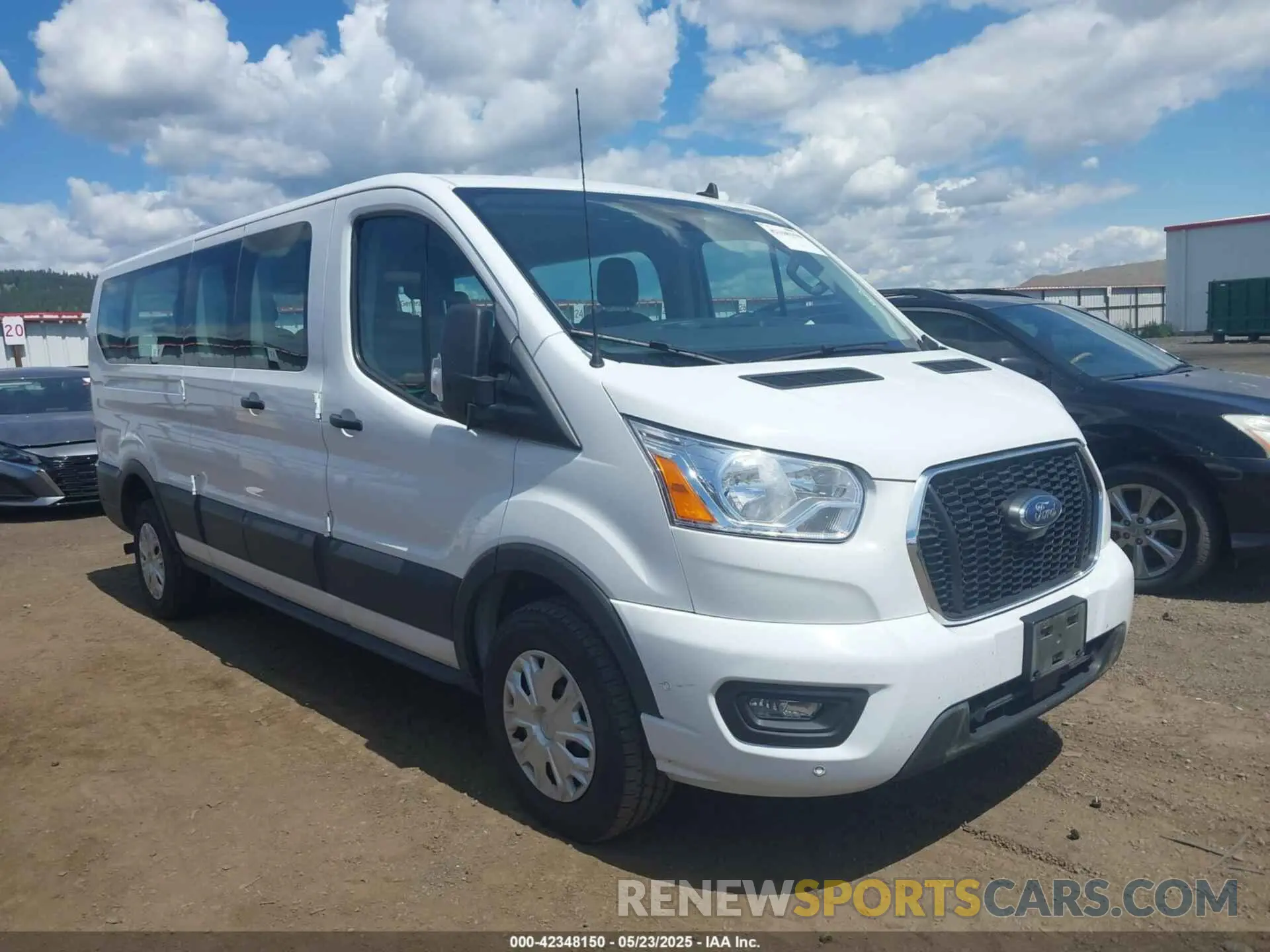 1 Photograph of a damaged car 1FBAX2Y87MKA31170 FORD TRANSIT-350 PASSENGER VAN 2021