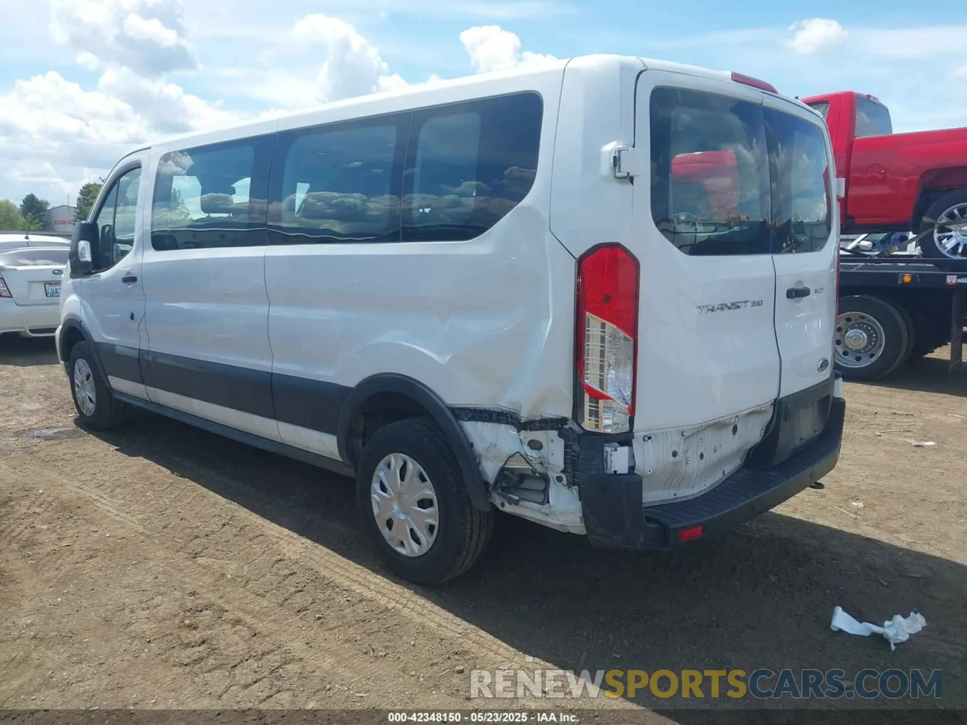 3 Photograph of a damaged car 1FBAX2Y87MKA31170 FORD TRANSIT-350 PASSENGER VAN 2021