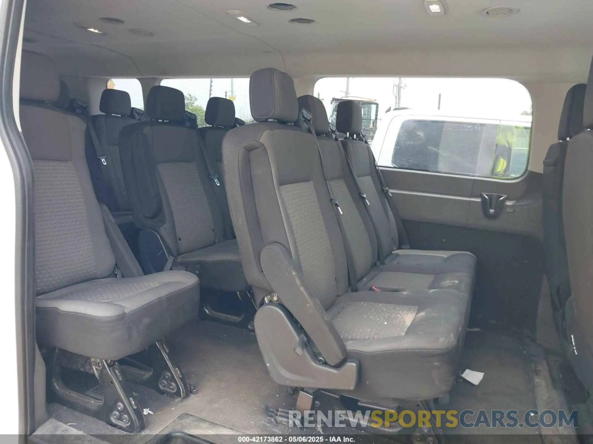 8 Photograph of a damaged car 1FBAX2Y88MKA13051 FORD TRANSIT-350 PASSENGER VAN 2021