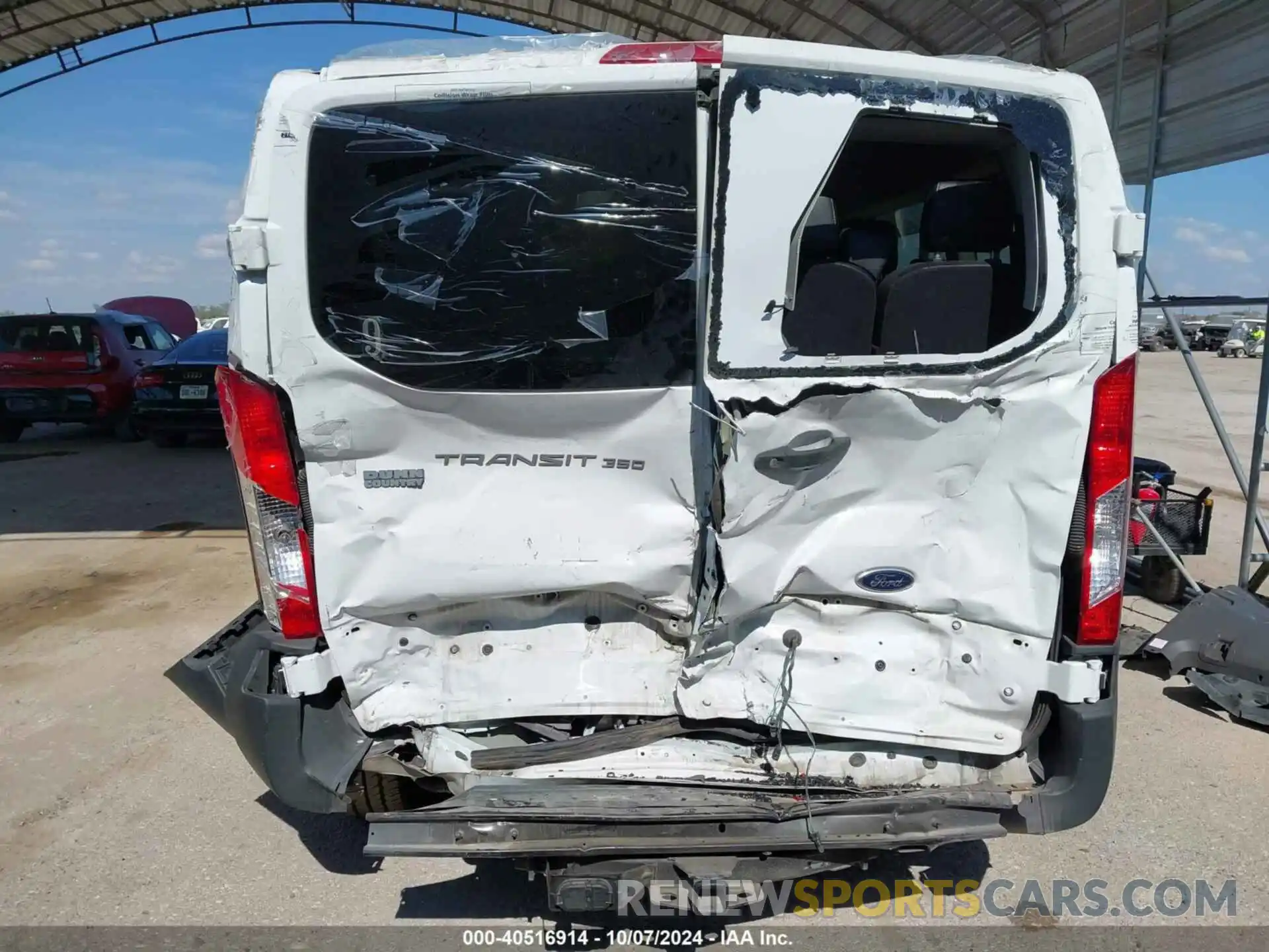 15 Photograph of a damaged car 1FBAX2Y88MKA48379 FORD TRANSIT-350 PASSENGER VAN 2021