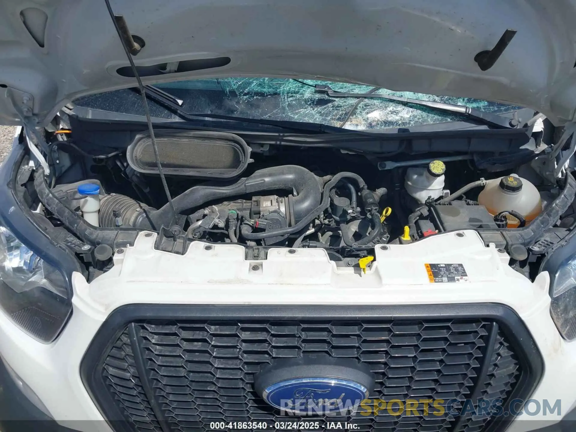 10 Photograph of a damaged car 1FBAX9C89MKA84050 FORD TRANSIT-350 PASSENGER VAN 2021