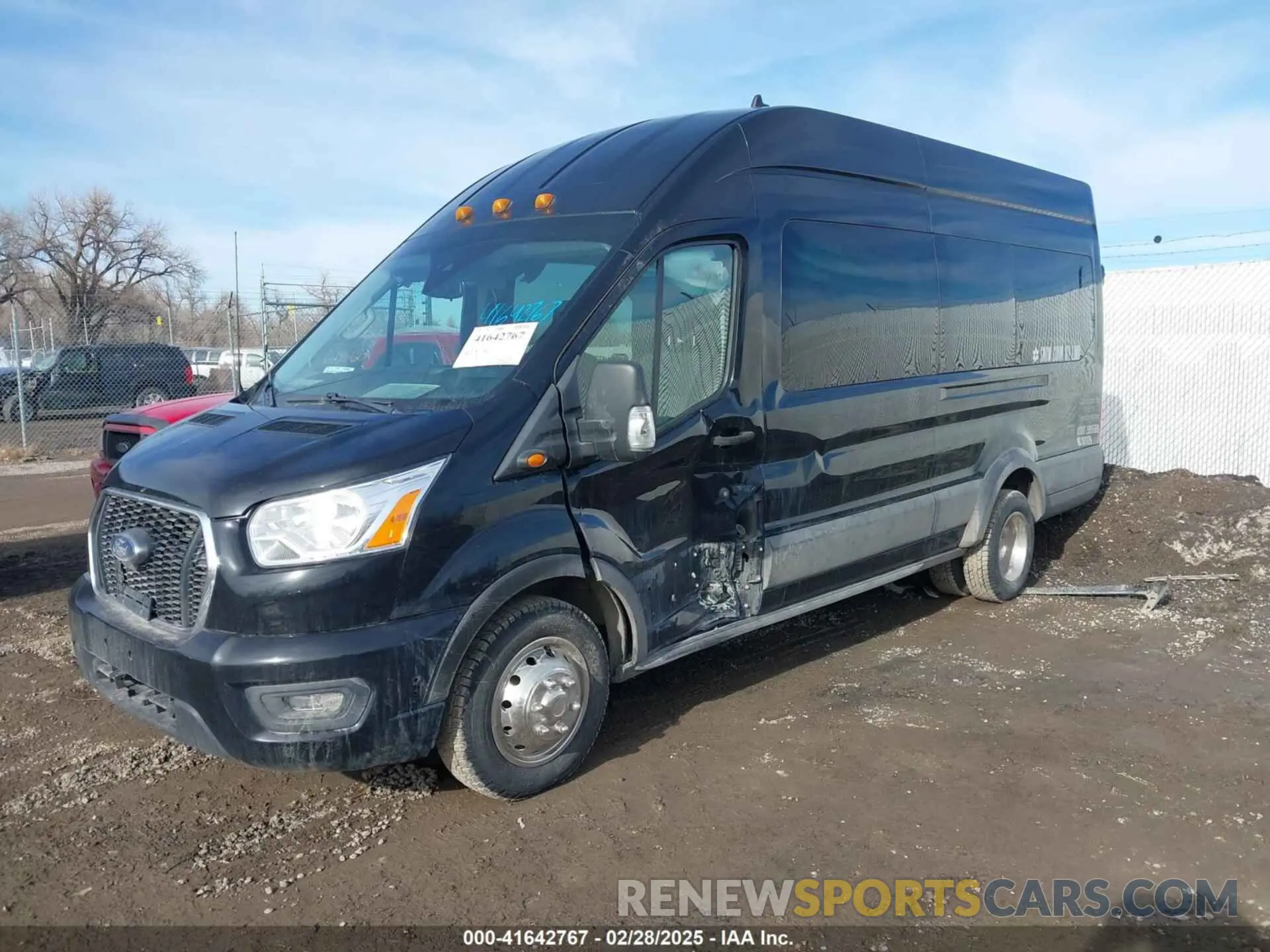 2 Photograph of a damaged car 1FBVU4X8XMKA33308 FORD TRANSIT-350 PASSENGER VAN 2021