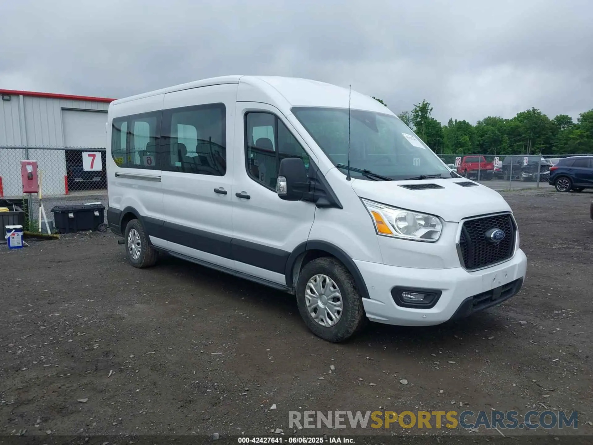 1 Photograph of a damaged car 1FBAX2C86NKA79221 FORD TRANSIT-350 PASSENGER VAN 2022