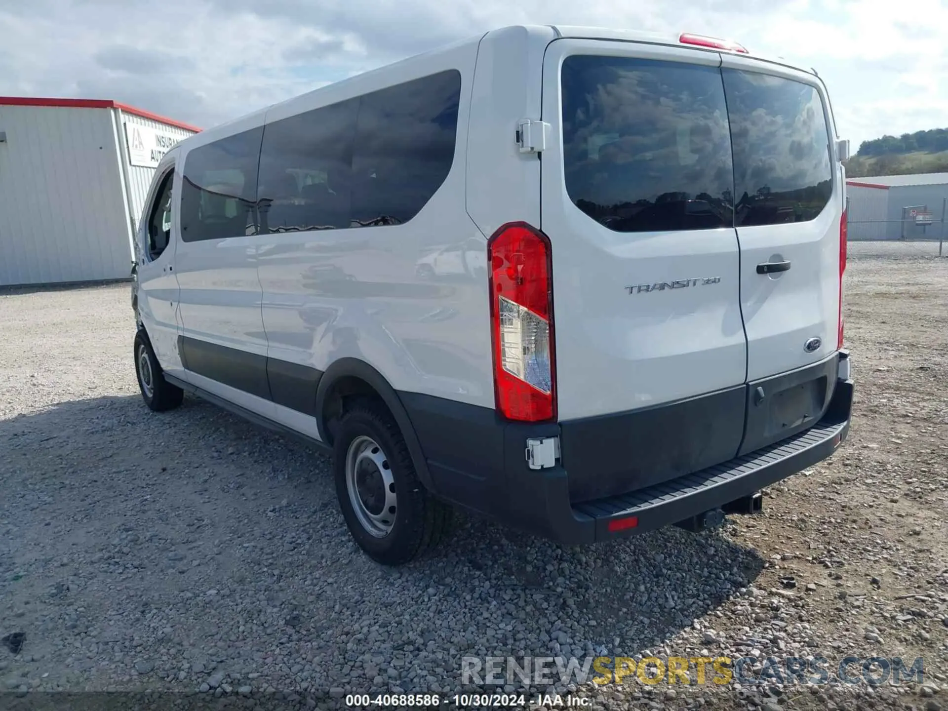3 Photograph of a damaged car 1FBAX2Y83NKA59579 FORD TRANSIT-350 PASSENGER VAN 2022