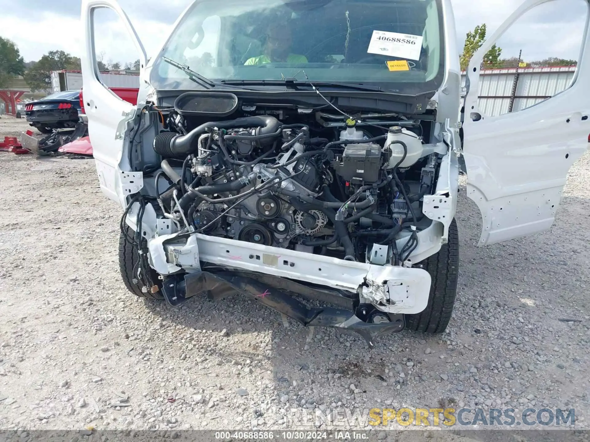 6 Photograph of a damaged car 1FBAX2Y83NKA59579 FORD TRANSIT-350 PASSENGER VAN 2022