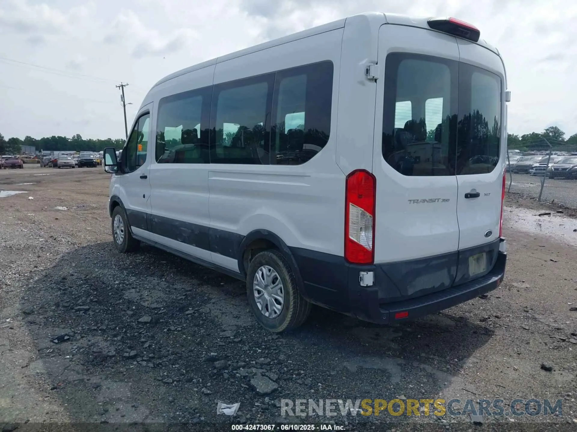 3 Photograph of a damaged car 1FBAX2C81PKA94146 FORD TRANSIT-350 PASSENGER VAN 2023