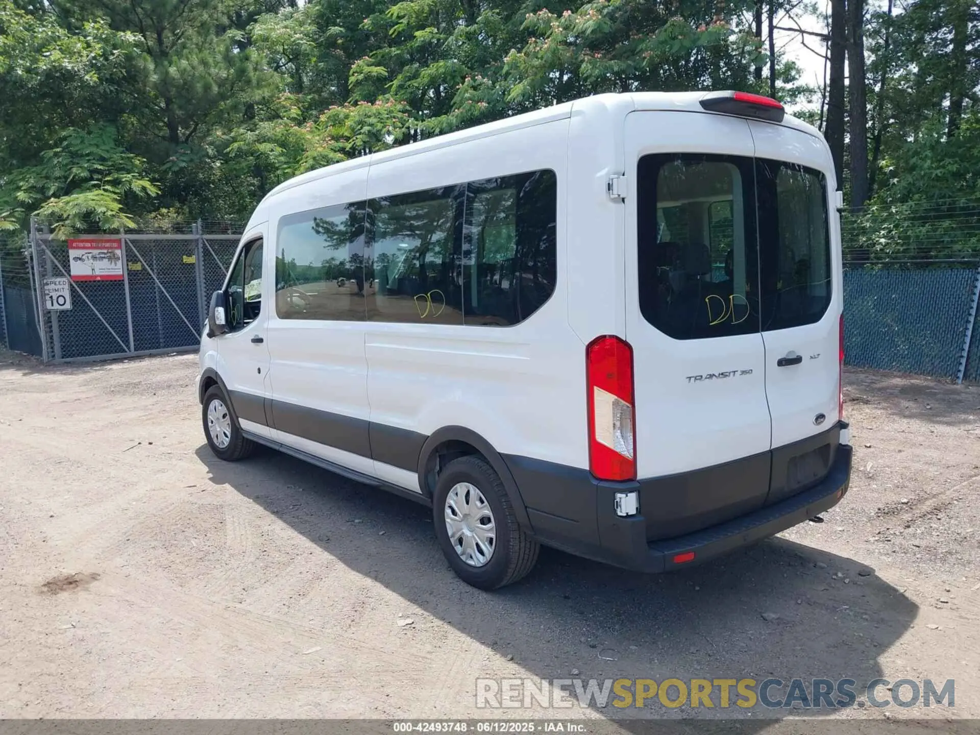 3 Photograph of a damaged car 1FBAX2C82PKA53394 FORD TRANSIT-350 PASSENGER VAN 2023