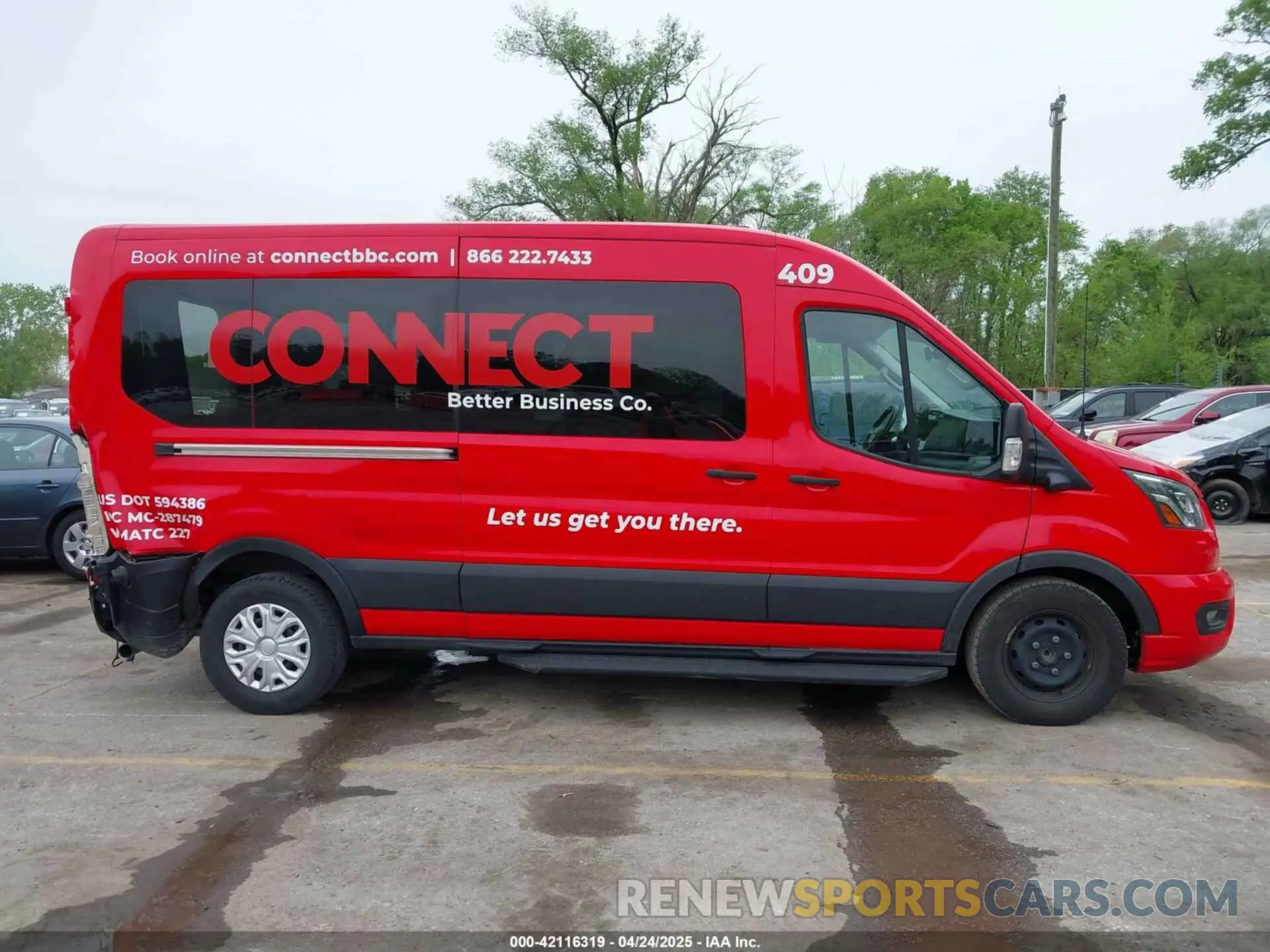 13 Photograph of a damaged car 1FBAX2CG0PKB98201 FORD TRANSIT-350 PASSENGER VAN 2023