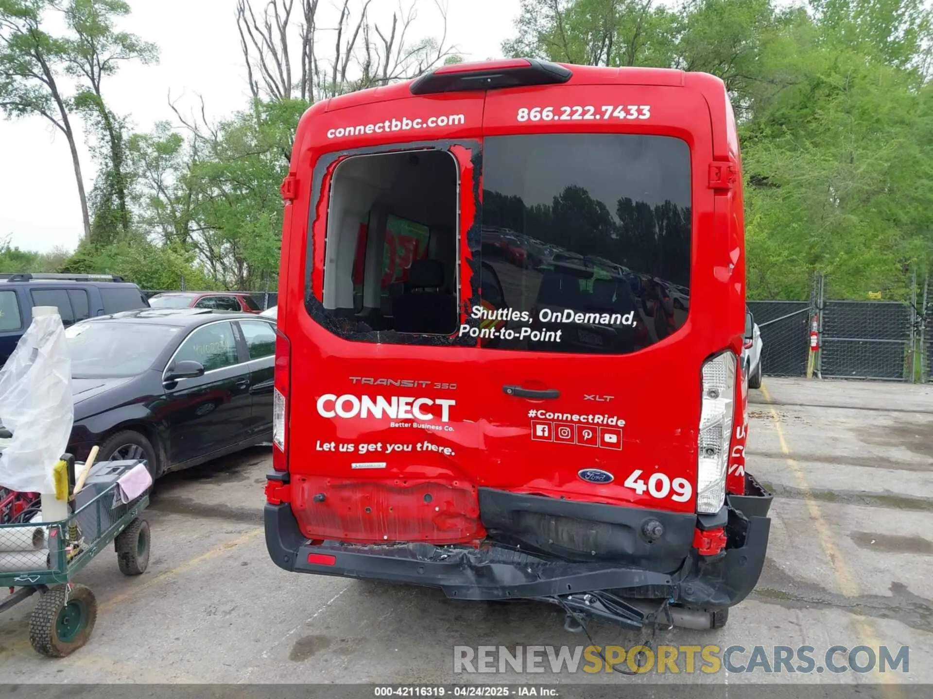 16 Photograph of a damaged car 1FBAX2CG0PKB98201 FORD TRANSIT-350 PASSENGER VAN 2023