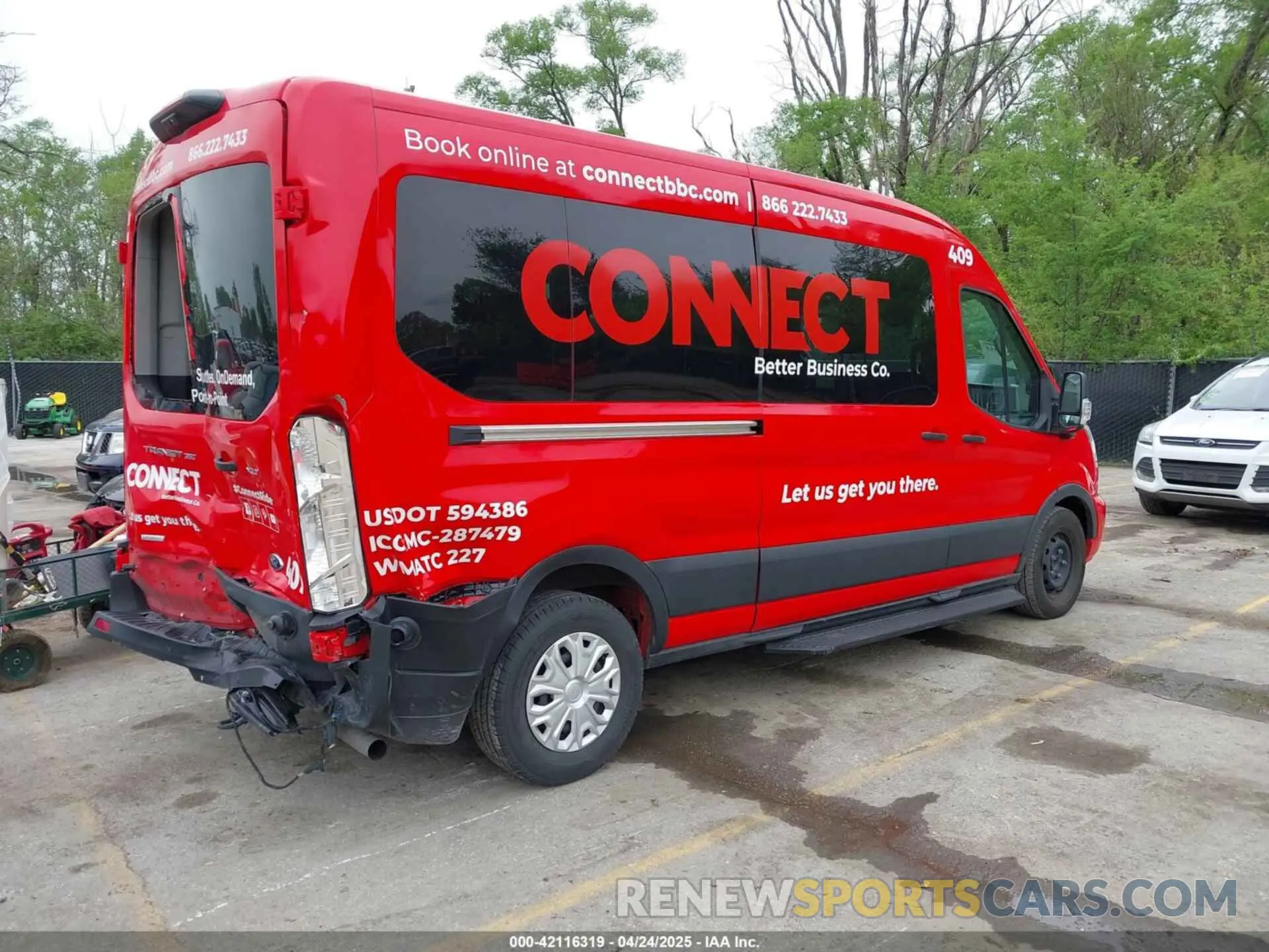 4 Photograph of a damaged car 1FBAX2CG0PKB98201 FORD TRANSIT-350 PASSENGER VAN 2023