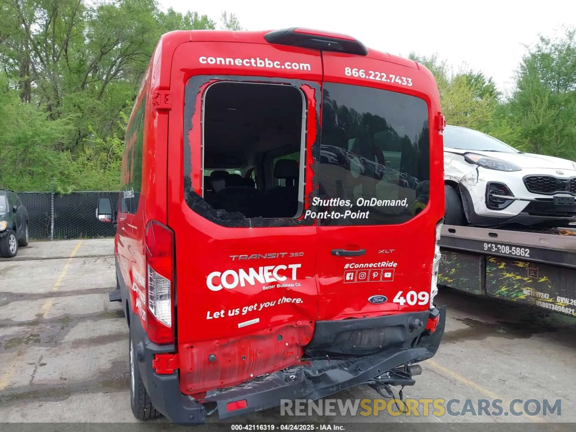 6 Photograph of a damaged car 1FBAX2CG0PKB98201 FORD TRANSIT-350 PASSENGER VAN 2023