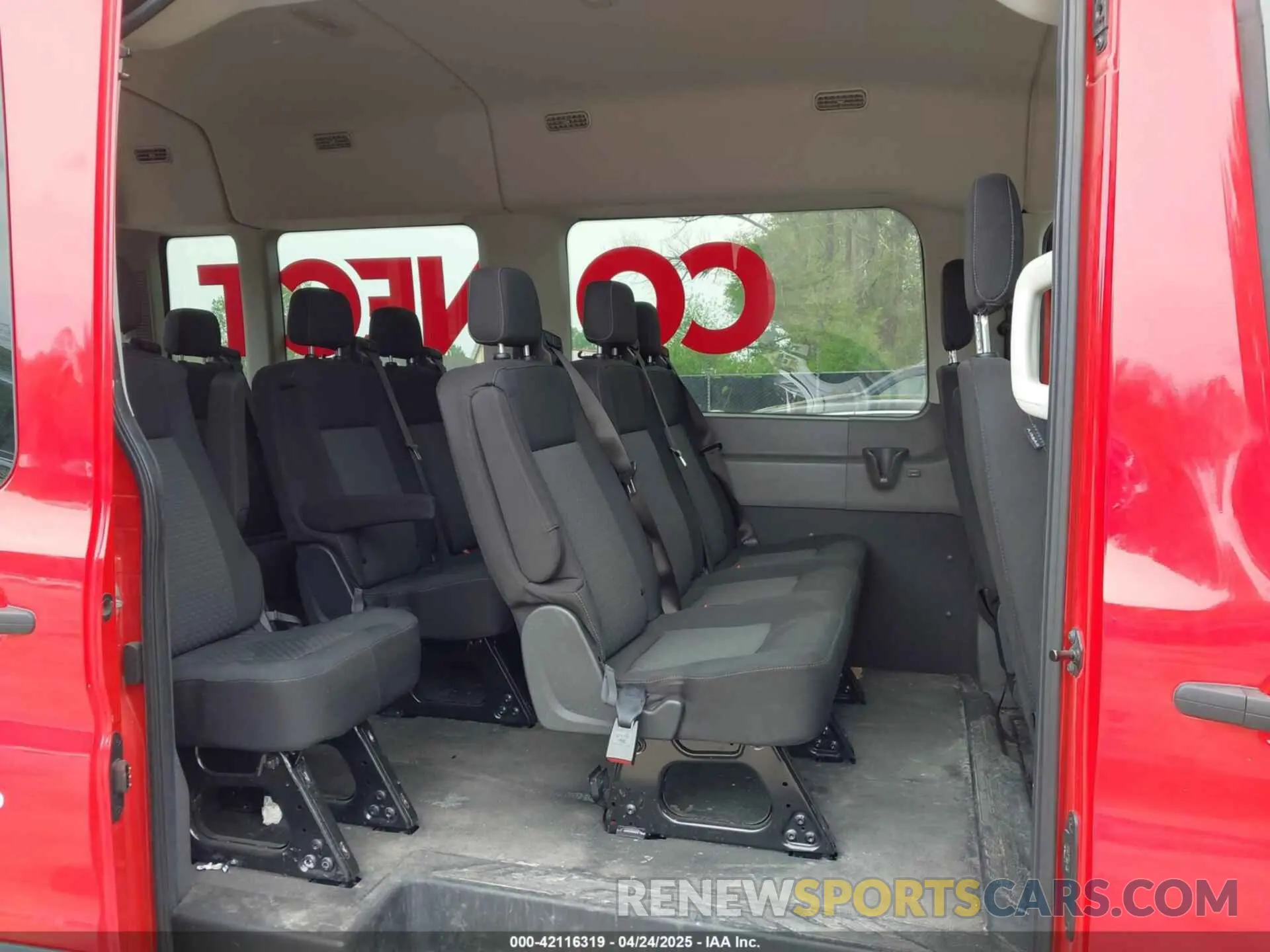 8 Photograph of a damaged car 1FBAX2CG0PKB98201 FORD TRANSIT-350 PASSENGER VAN 2023