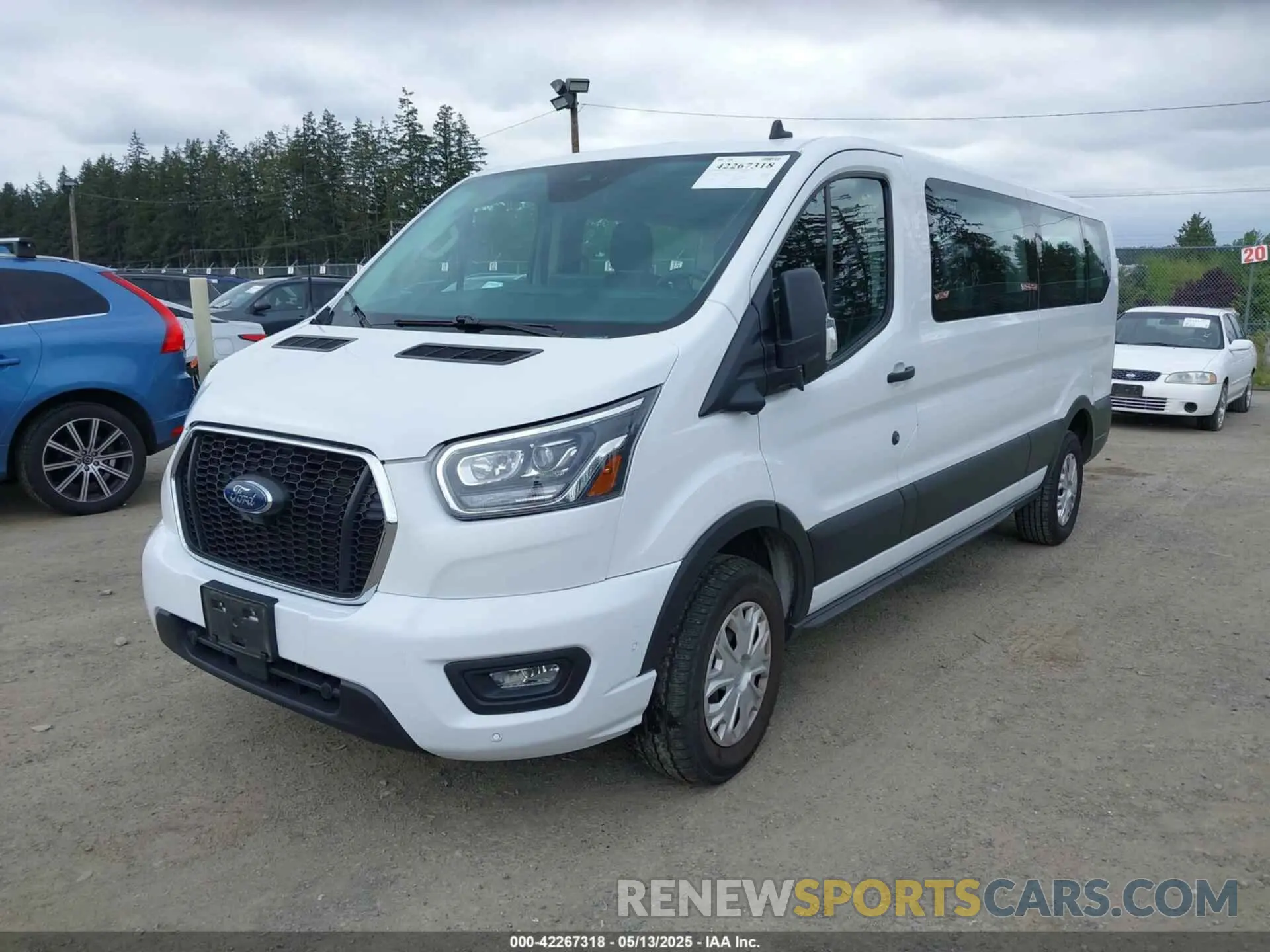 2 Photograph of a damaged car 1FBAX2Y81PKB41295 FORD TRANSIT-350 PASSENGER VAN 2023