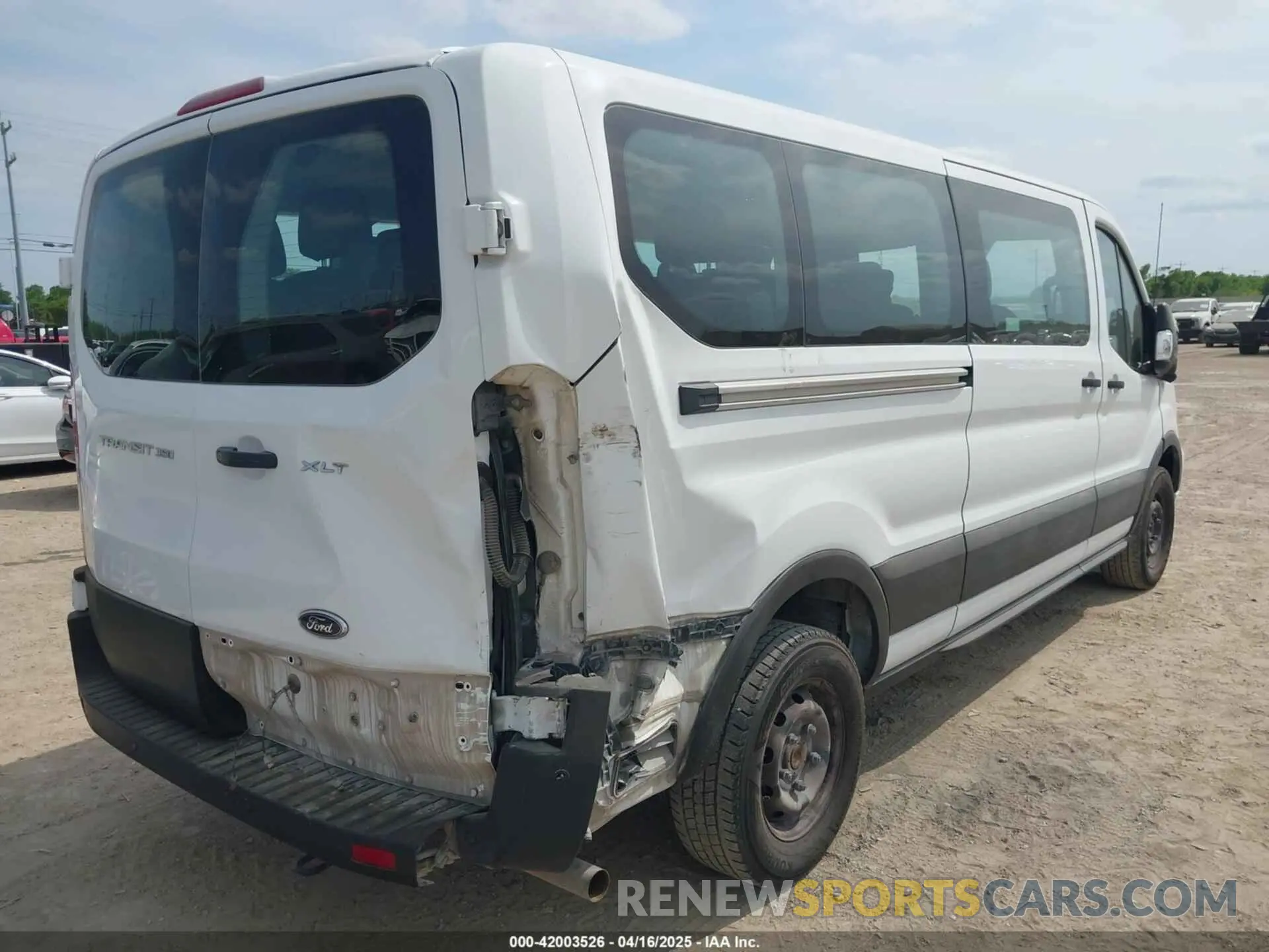 6 Photograph of a damaged car 1FBAX2Y86PKA89470 FORD TRANSIT-350 PASSENGER VAN 2023