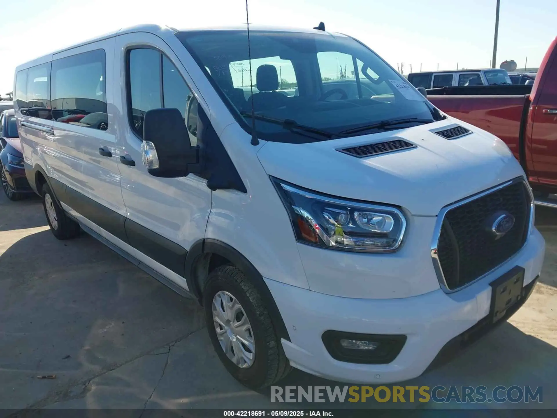 1 Photograph of a damaged car 1FBAX2Y8XPKB41098 FORD TRANSIT-350 PASSENGER VAN 2023