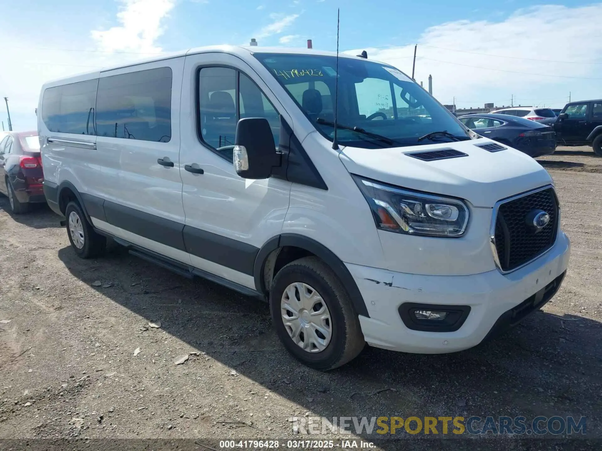 1 Photograph of a damaged car 1FBAX2YG2PKA45201 FORD TRANSIT-350 PASSENGER VAN 2023