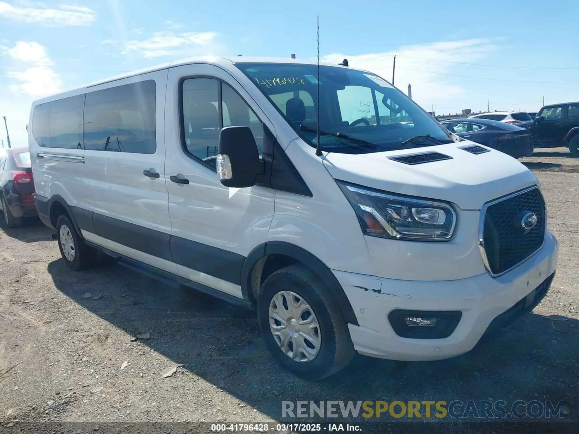 17 Photograph of a damaged car 1FBAX2YG2PKA45201 FORD TRANSIT-350 PASSENGER VAN 2023