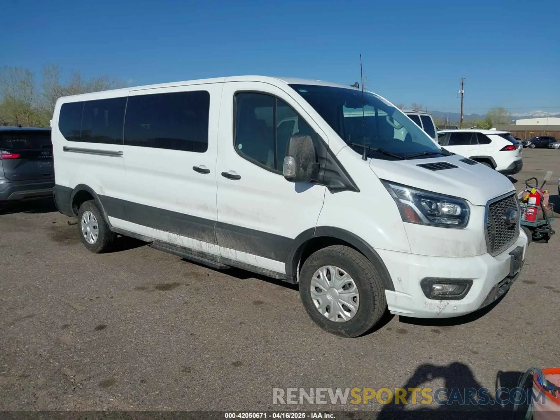 1 Photograph of a damaged car 1FBAX2YG2PKA93779 FORD TRANSIT-350 PASSENGER VAN 2023