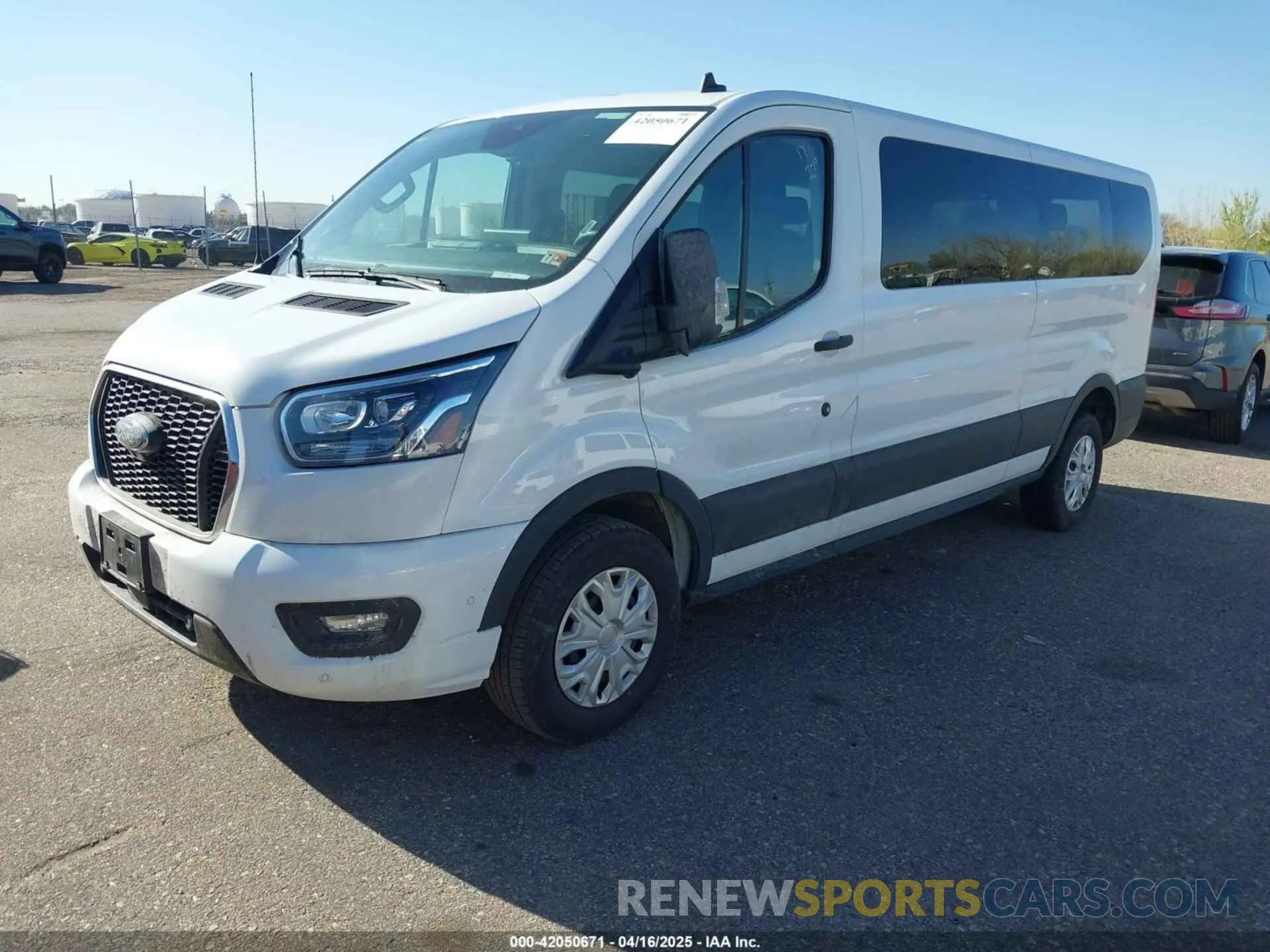 2 Photograph of a damaged car 1FBAX2YG2PKA93779 FORD TRANSIT-350 PASSENGER VAN 2023