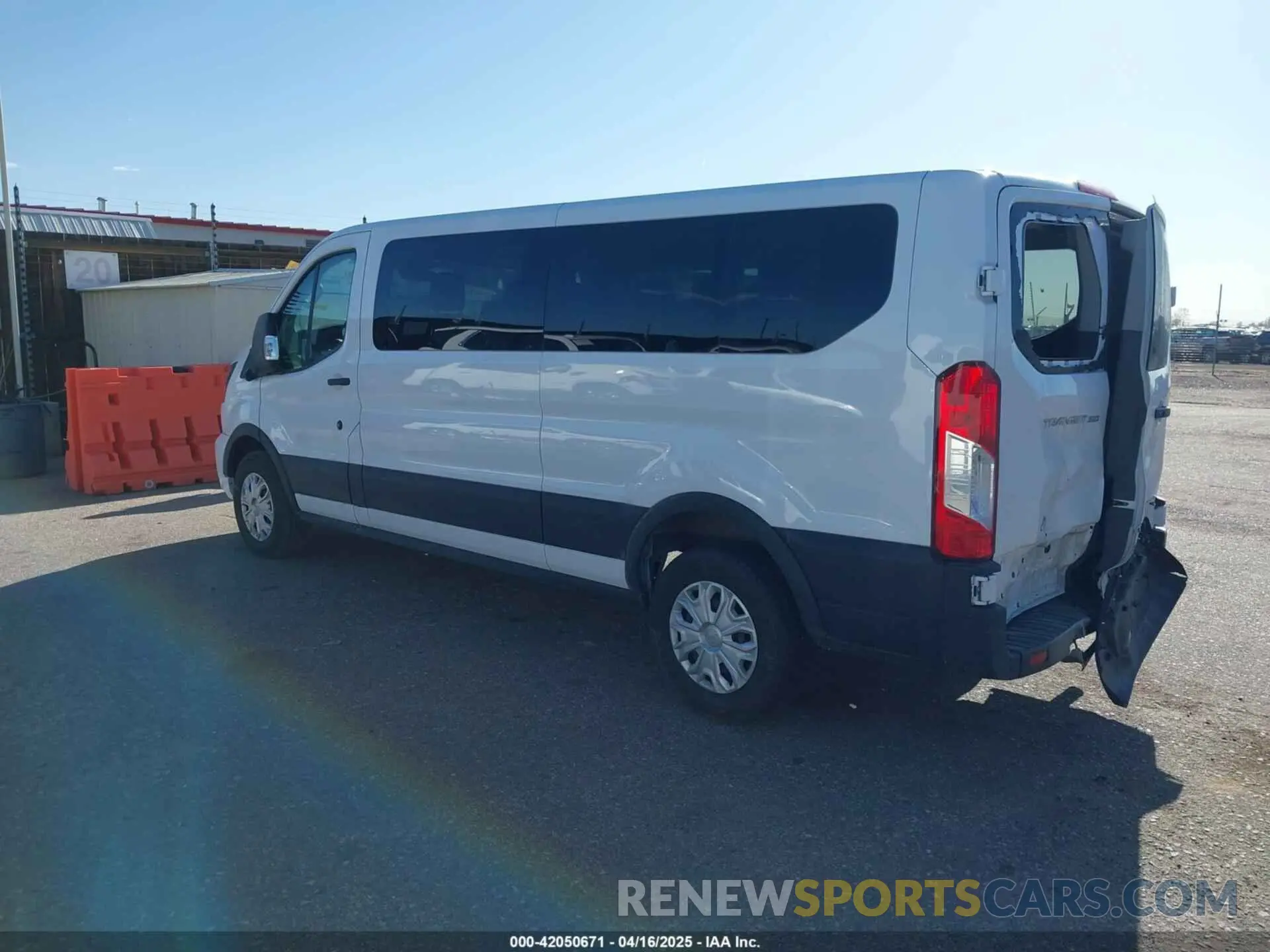 3 Photograph of a damaged car 1FBAX2YG2PKA93779 FORD TRANSIT-350 PASSENGER VAN 2023