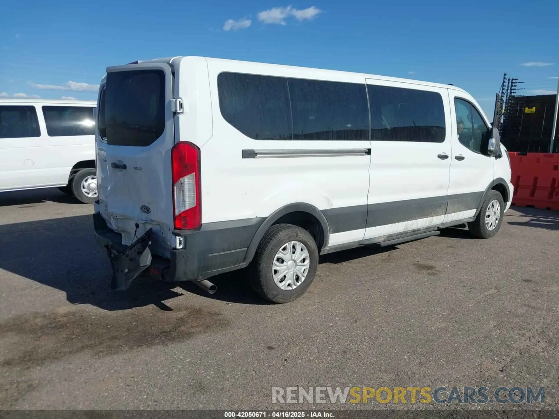 4 Photograph of a damaged car 1FBAX2YG2PKA93779 FORD TRANSIT-350 PASSENGER VAN 2023