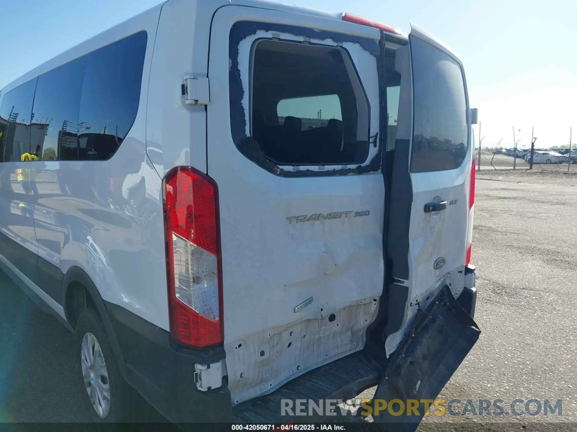 6 Photograph of a damaged car 1FBAX2YG2PKA93779 FORD TRANSIT-350 PASSENGER VAN 2023