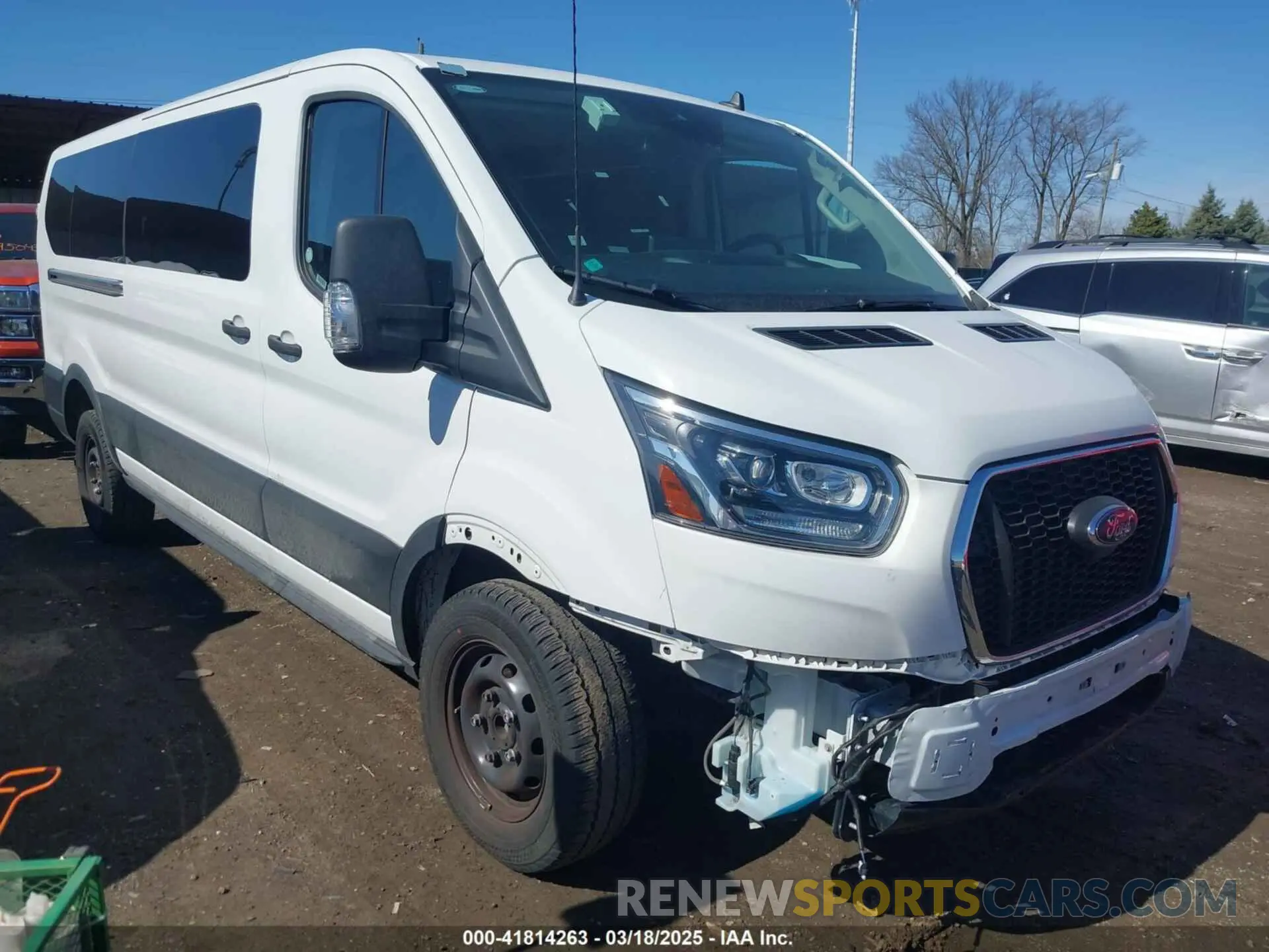 1 Photograph of a damaged car 1FBAX2YG2PKB09012 FORD TRANSIT-350 PASSENGER VAN 2023