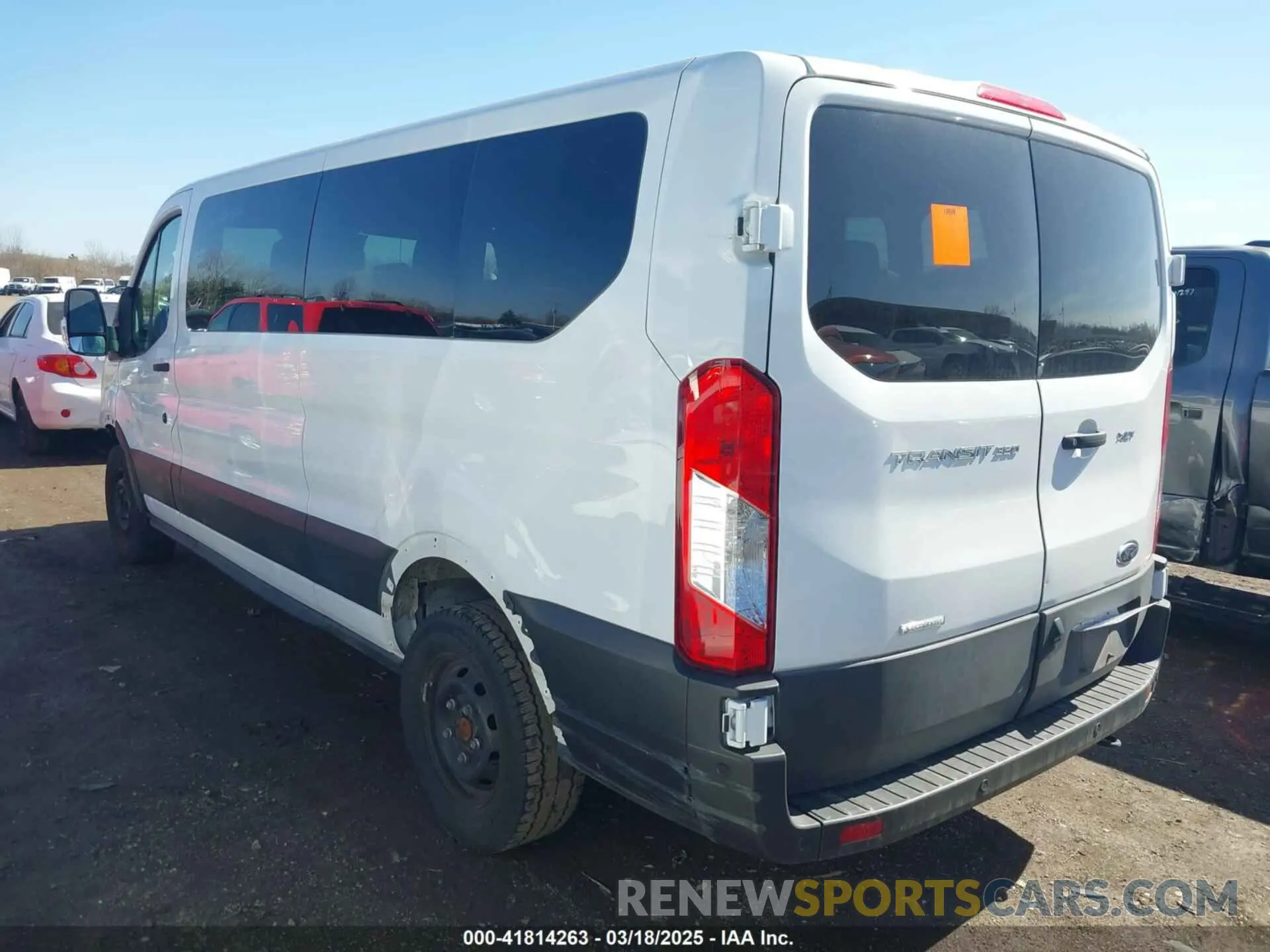 3 Photograph of a damaged car 1FBAX2YG2PKB09012 FORD TRANSIT-350 PASSENGER VAN 2023