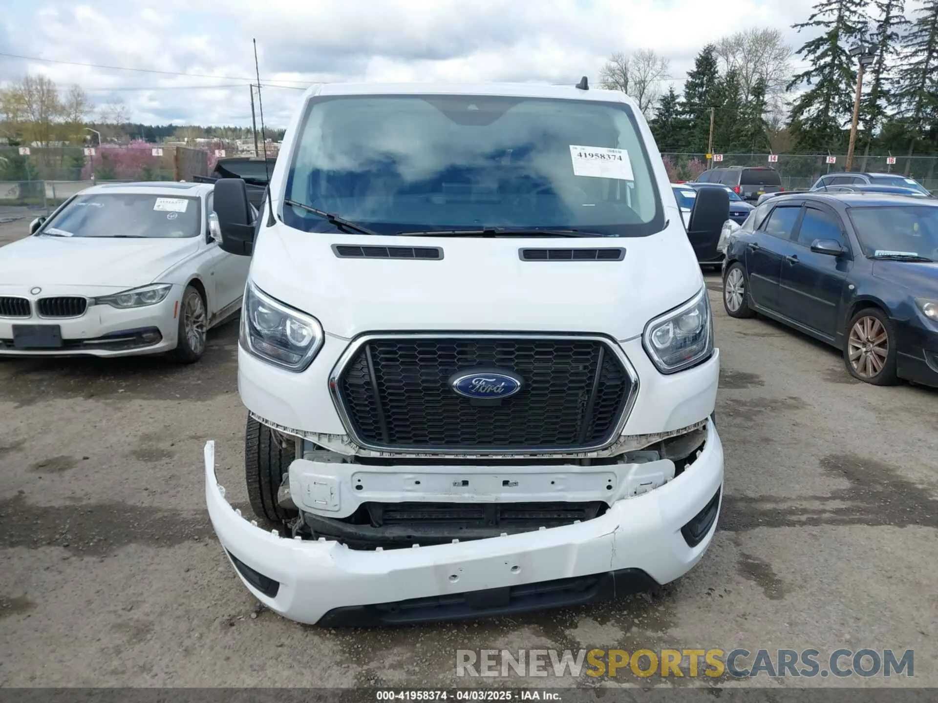 12 Photograph of a damaged car 1FBAX2YGXPKA94291 FORD TRANSIT-350 PASSENGER VAN 2023