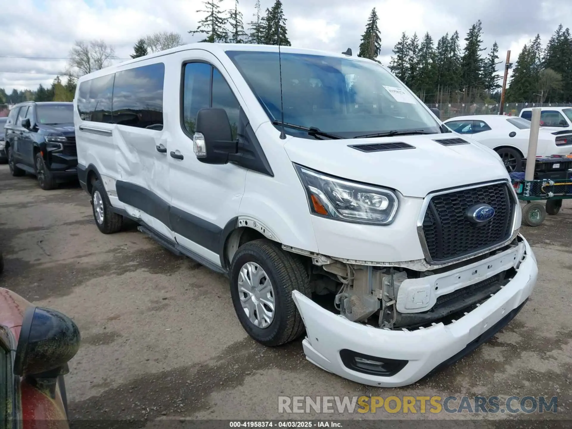 13 Photograph of a damaged car 1FBAX2YGXPKA94291 FORD TRANSIT-350 PASSENGER VAN 2023