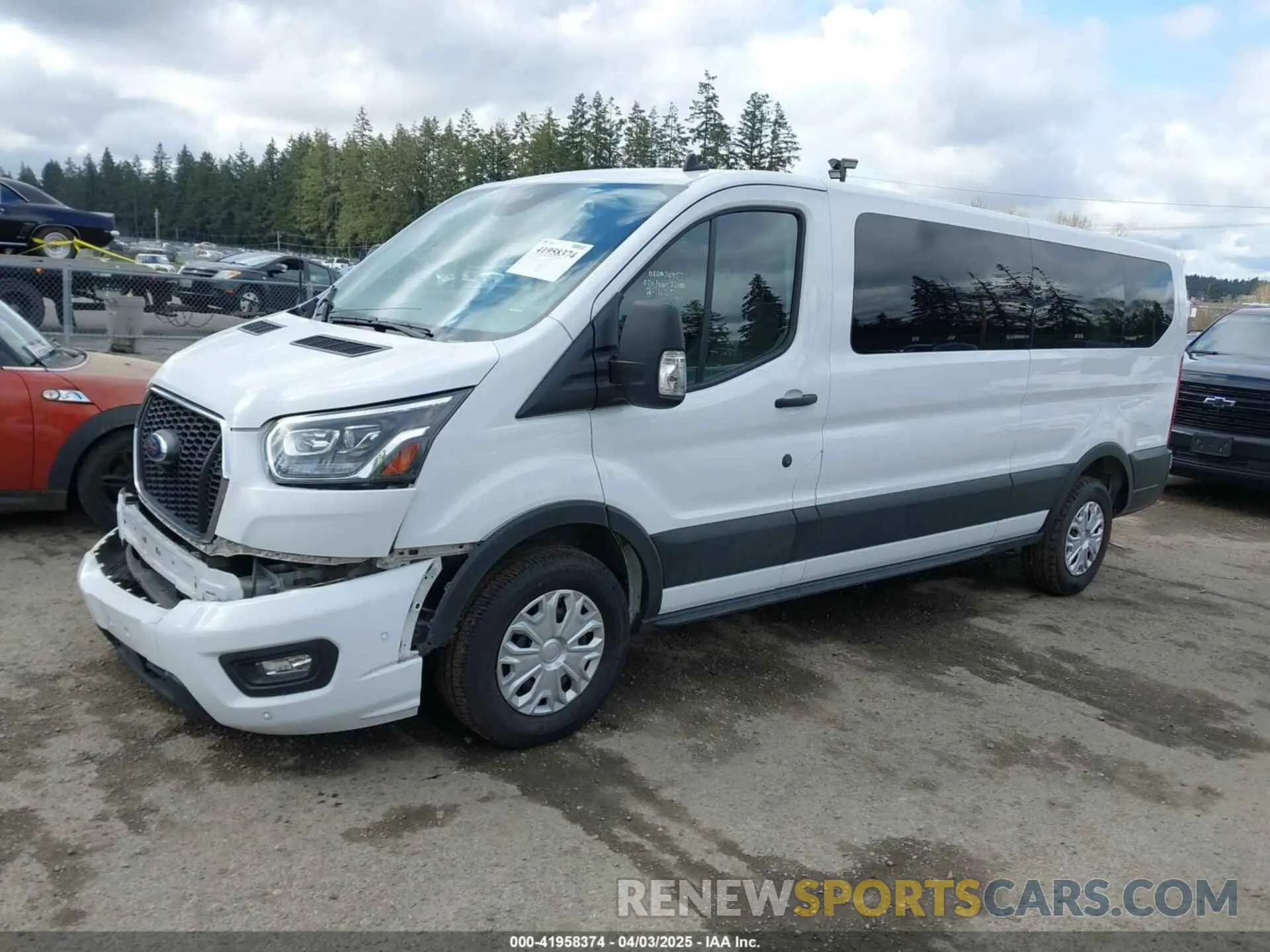 14 Photograph of a damaged car 1FBAX2YGXPKA94291 FORD TRANSIT-350 PASSENGER VAN 2023