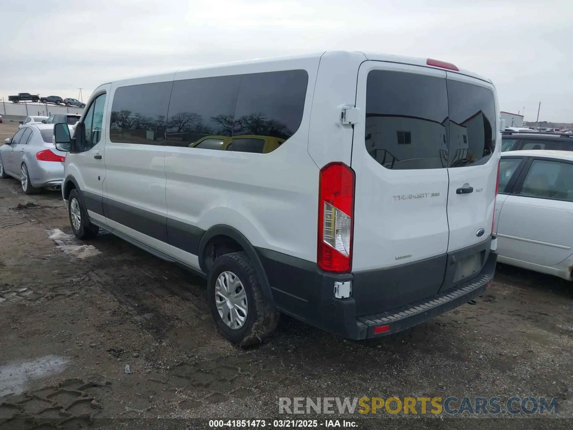 3 Photograph of a damaged car 1FBAX2YGXPKB41710 FORD TRANSIT-350 PASSENGER VAN 2023