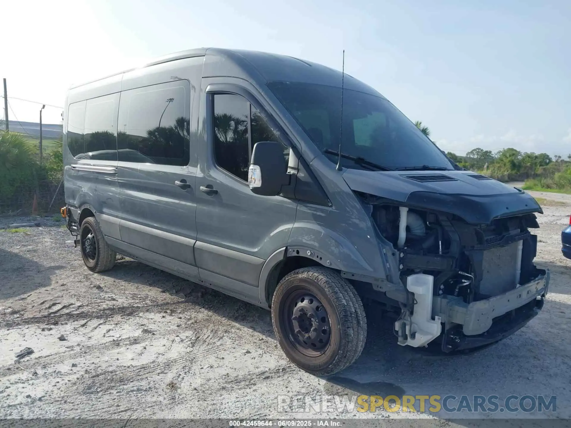 1 Photograph of a damaged car 1FBAX9CGXPKB95475 FORD TRANSIT-350 PASSENGER VAN 2023