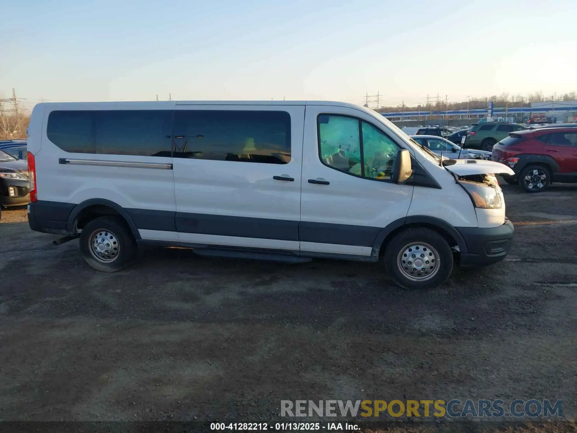 13 Photograph of a damaged car 1FBAX9Y80PKA16636 FORD TRANSIT-350 PASSENGER VAN 2023