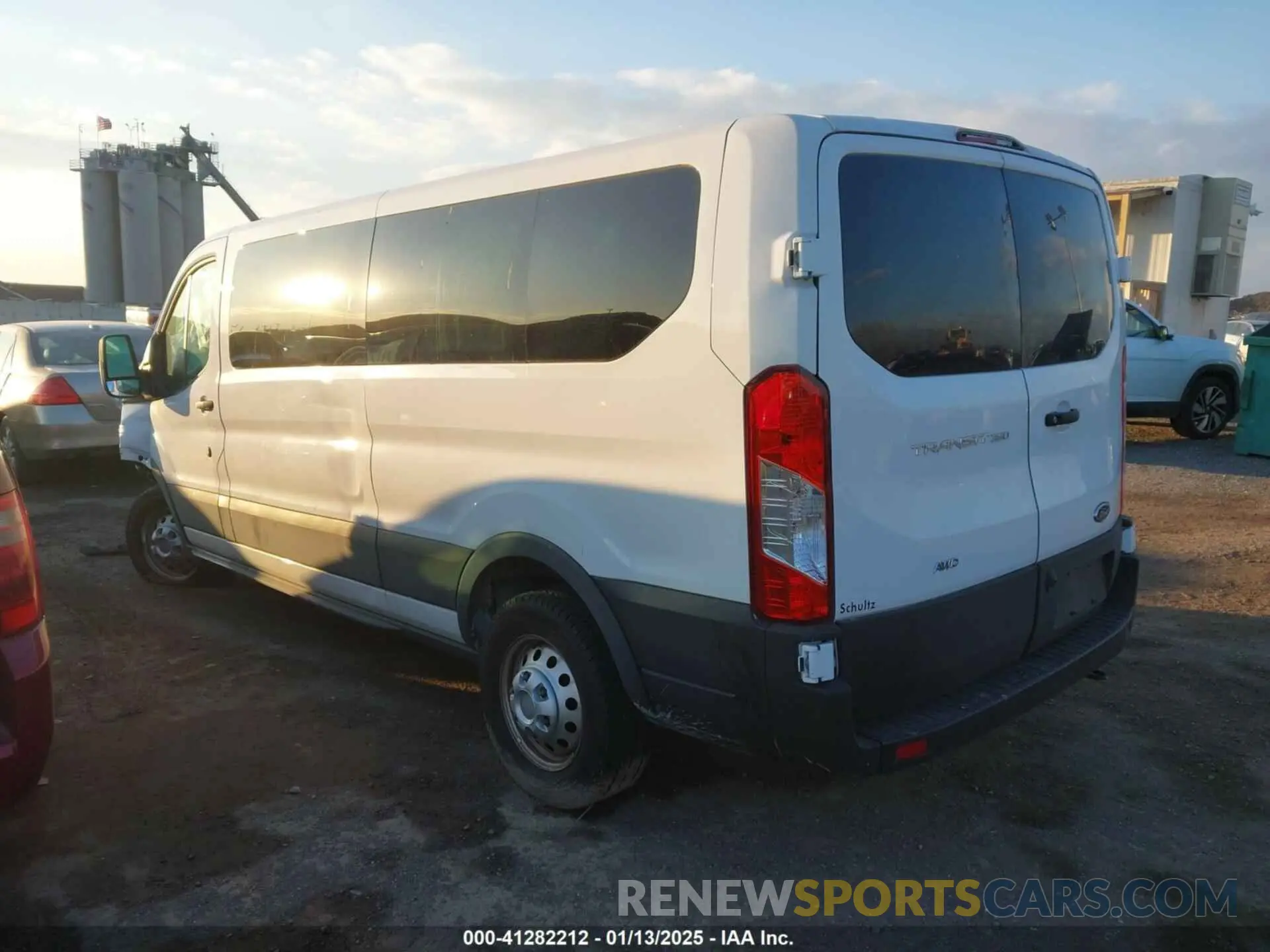 3 Photograph of a damaged car 1FBAX9Y80PKA16636 FORD TRANSIT-350 PASSENGER VAN 2023