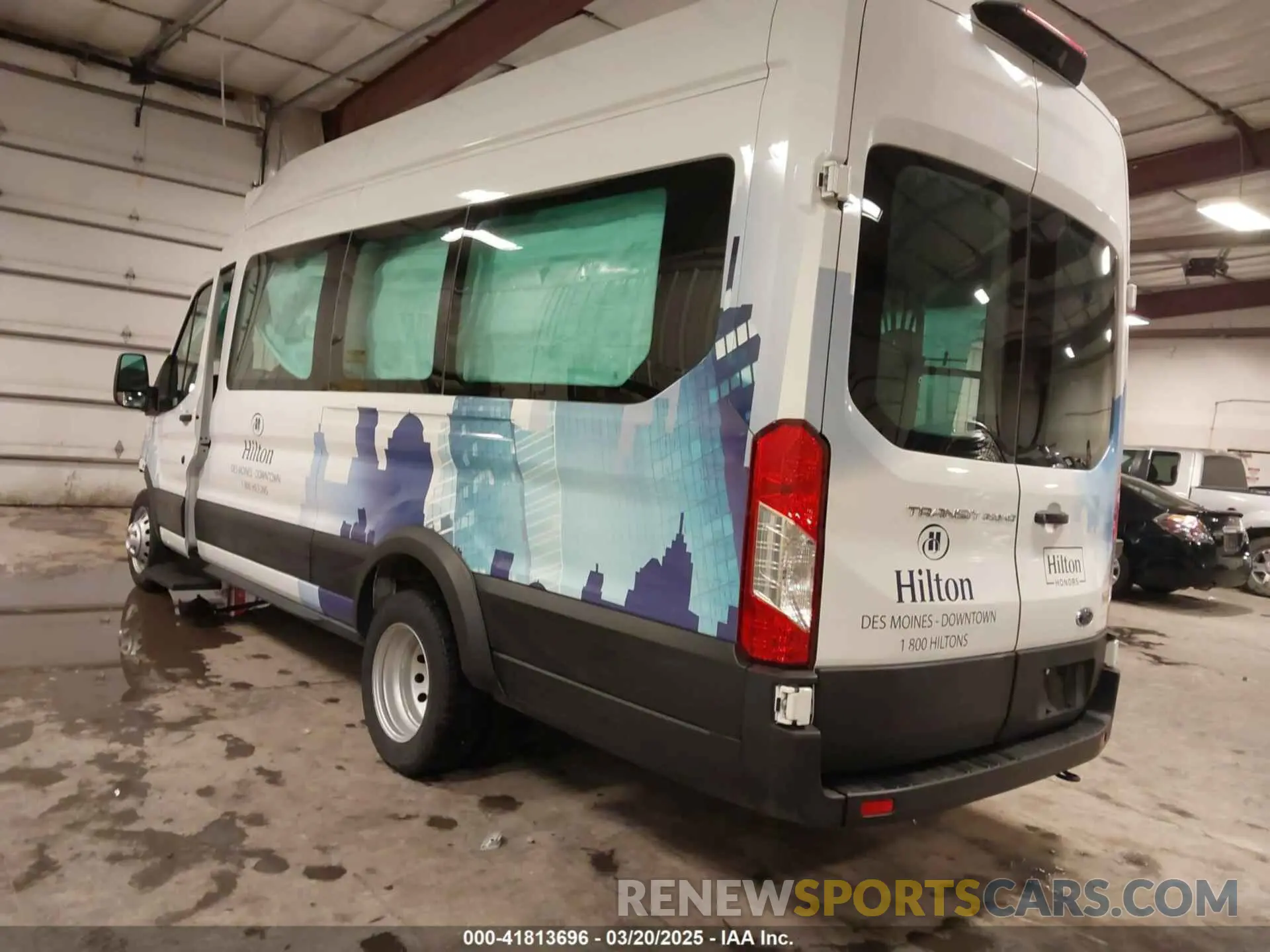 3 Photograph of a damaged car 1FBVU4X80PKC01073 FORD TRANSIT-350 PASSENGER VAN 2023