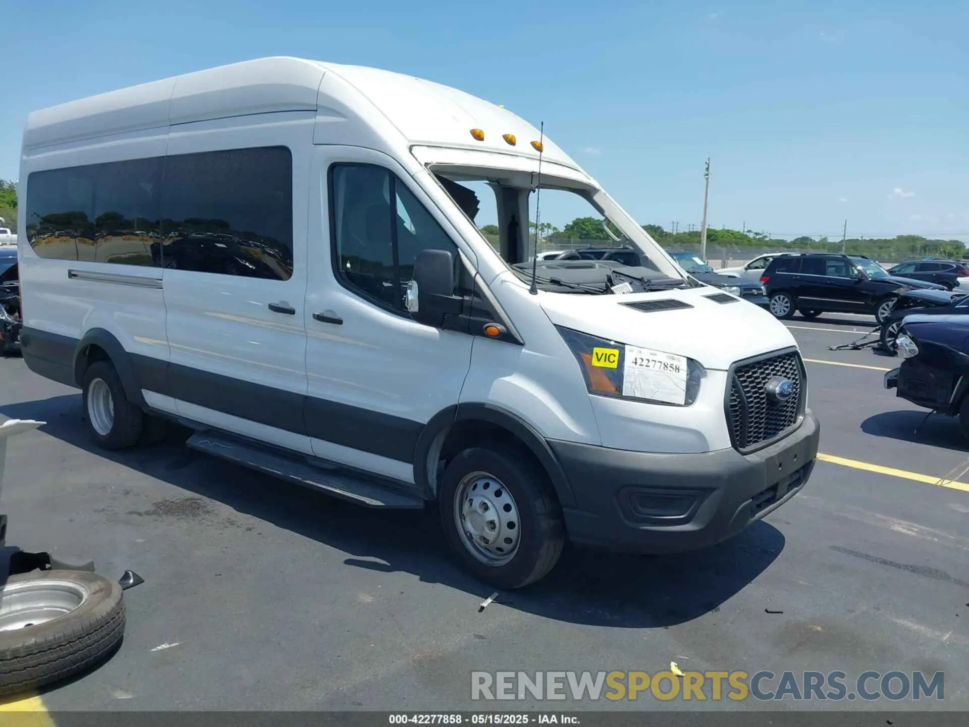 1 Photograph of a damaged car 1FBVU4X83PKB84849 FORD TRANSIT-350 PASSENGER VAN 2023