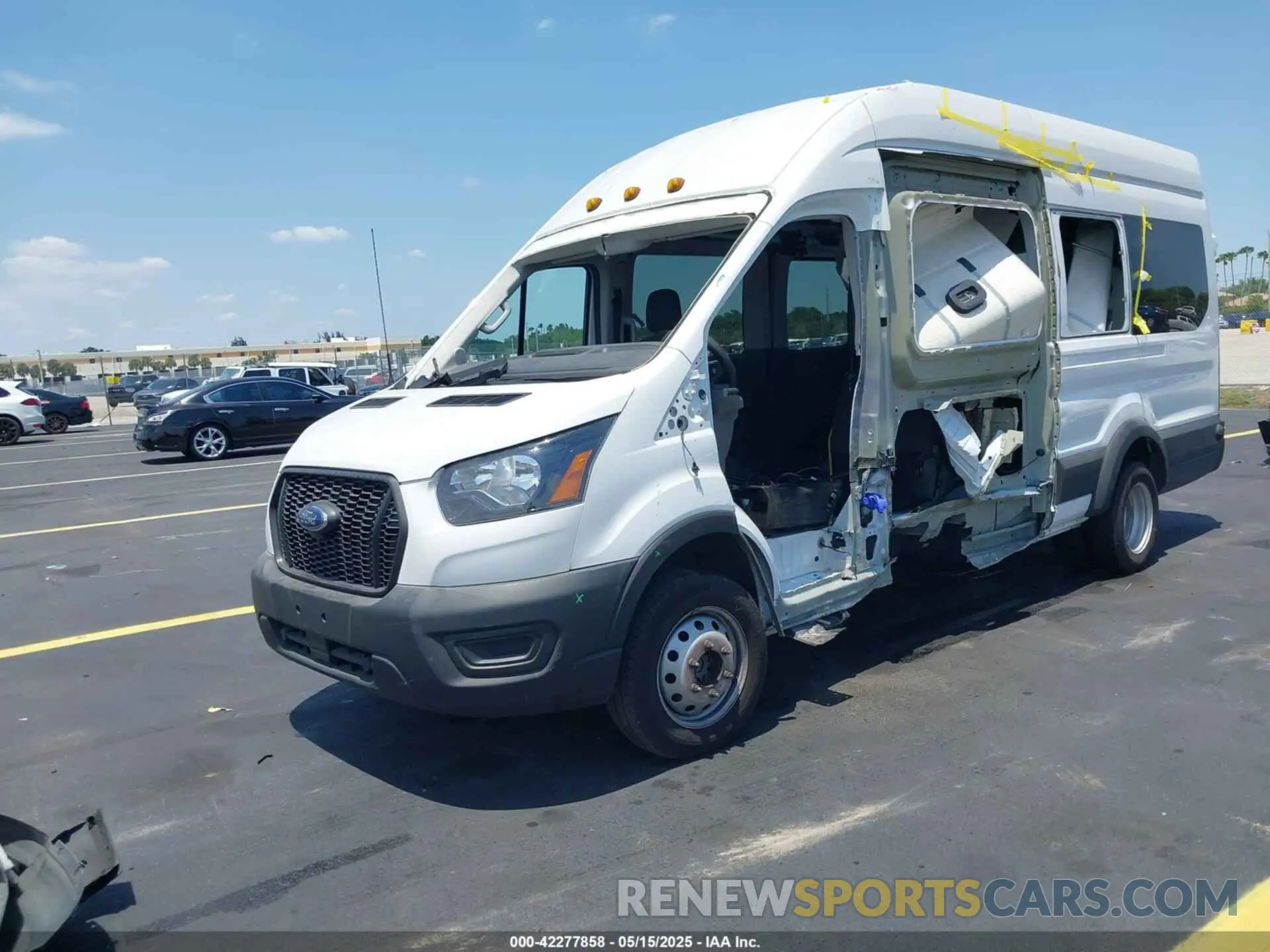 2 Photograph of a damaged car 1FBVU4X83PKB84849 FORD TRANSIT-350 PASSENGER VAN 2023